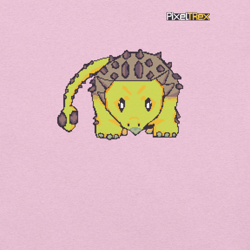 PixelTRex™ – Anky the Ankylosaurus Pixel Dinosaur T-Shirt