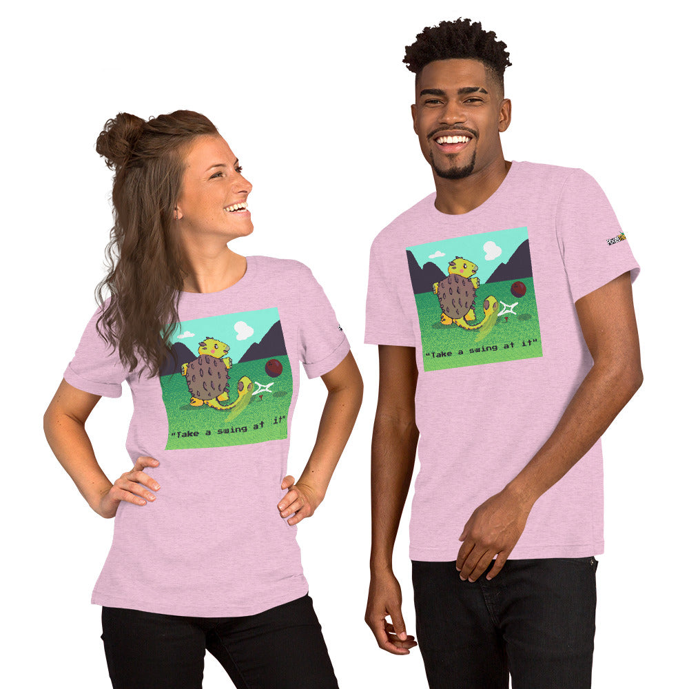 PixelTRex™ – Anky “Take a swing at it” T-Shirt