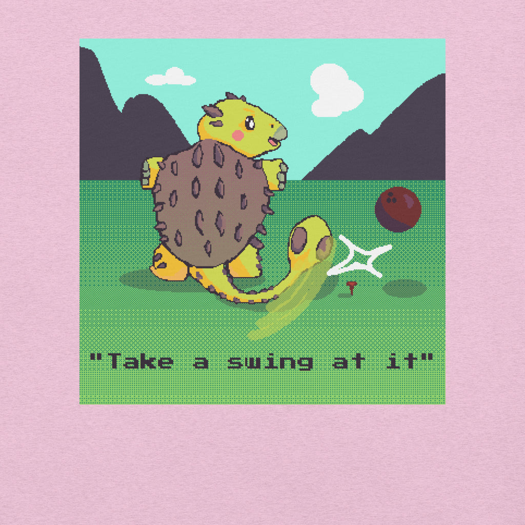 PixelTRex™ – Anky “Take a swing at it” T-Shirt
