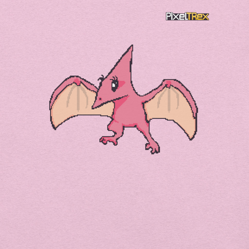PixelTRex™ – Tera the Pteranodon Pixel Creature T-Shirt