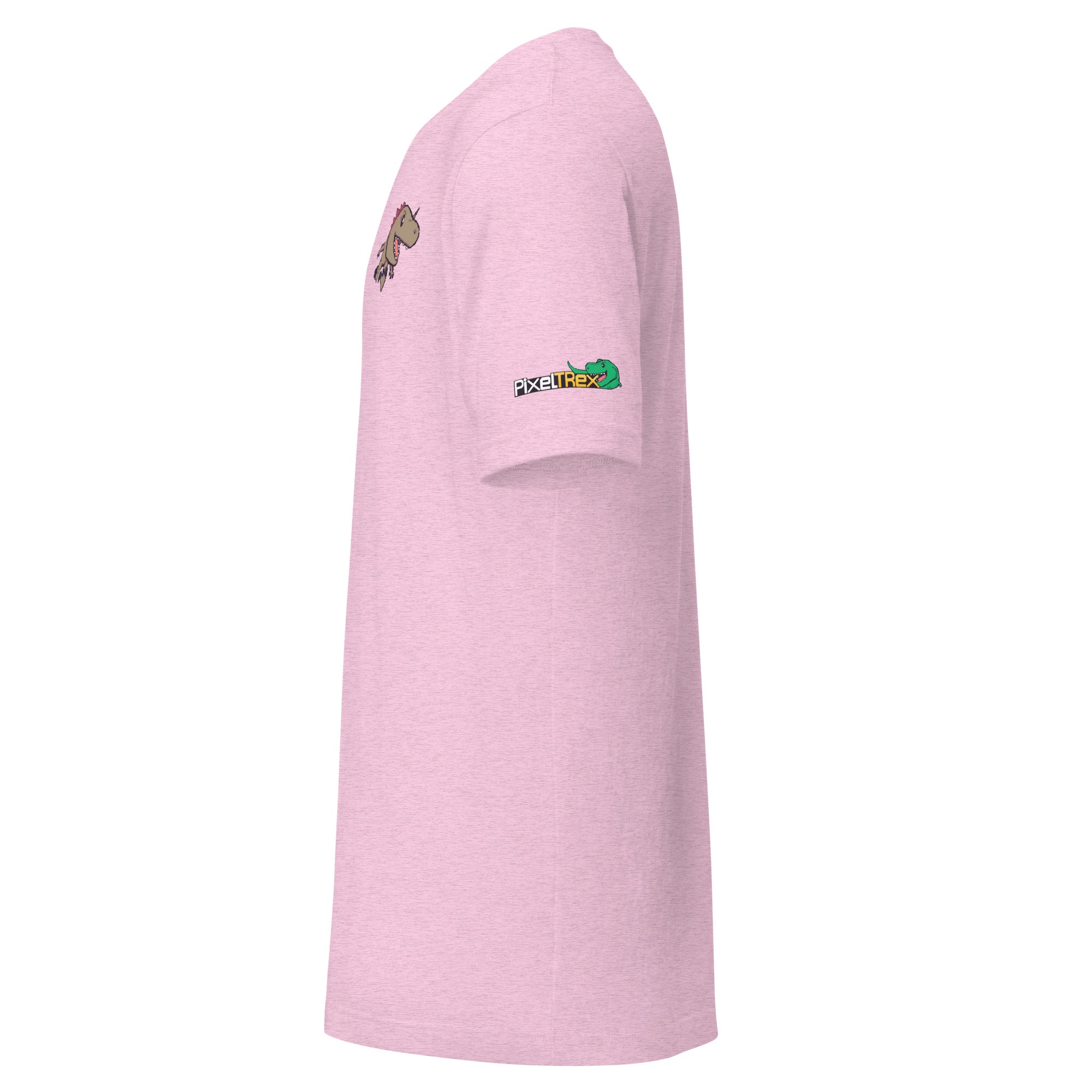 PixelTRex™ – Rap the Raptor Pixel Dinosaur Pocket Tee