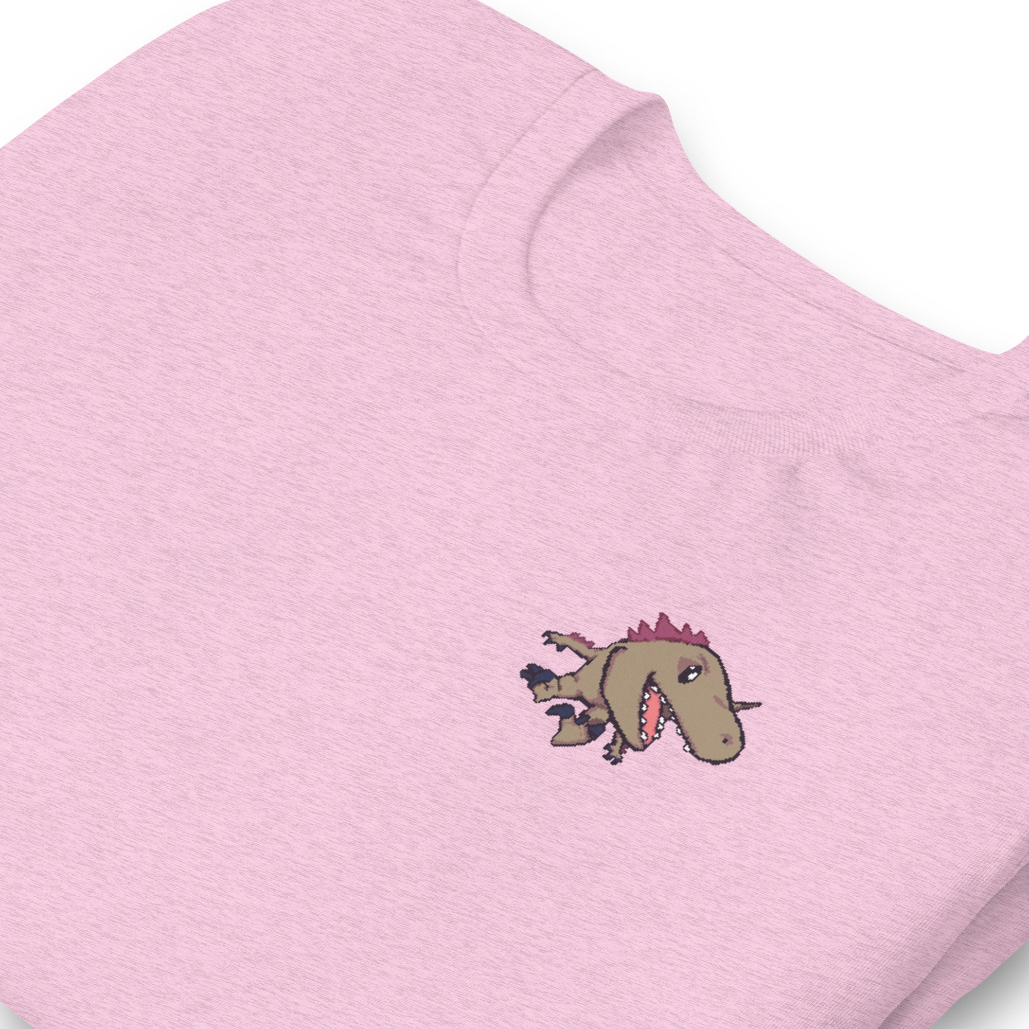 PixelTRex™ – Rap the Raptor Pixel Dinosaur Pocket Tee