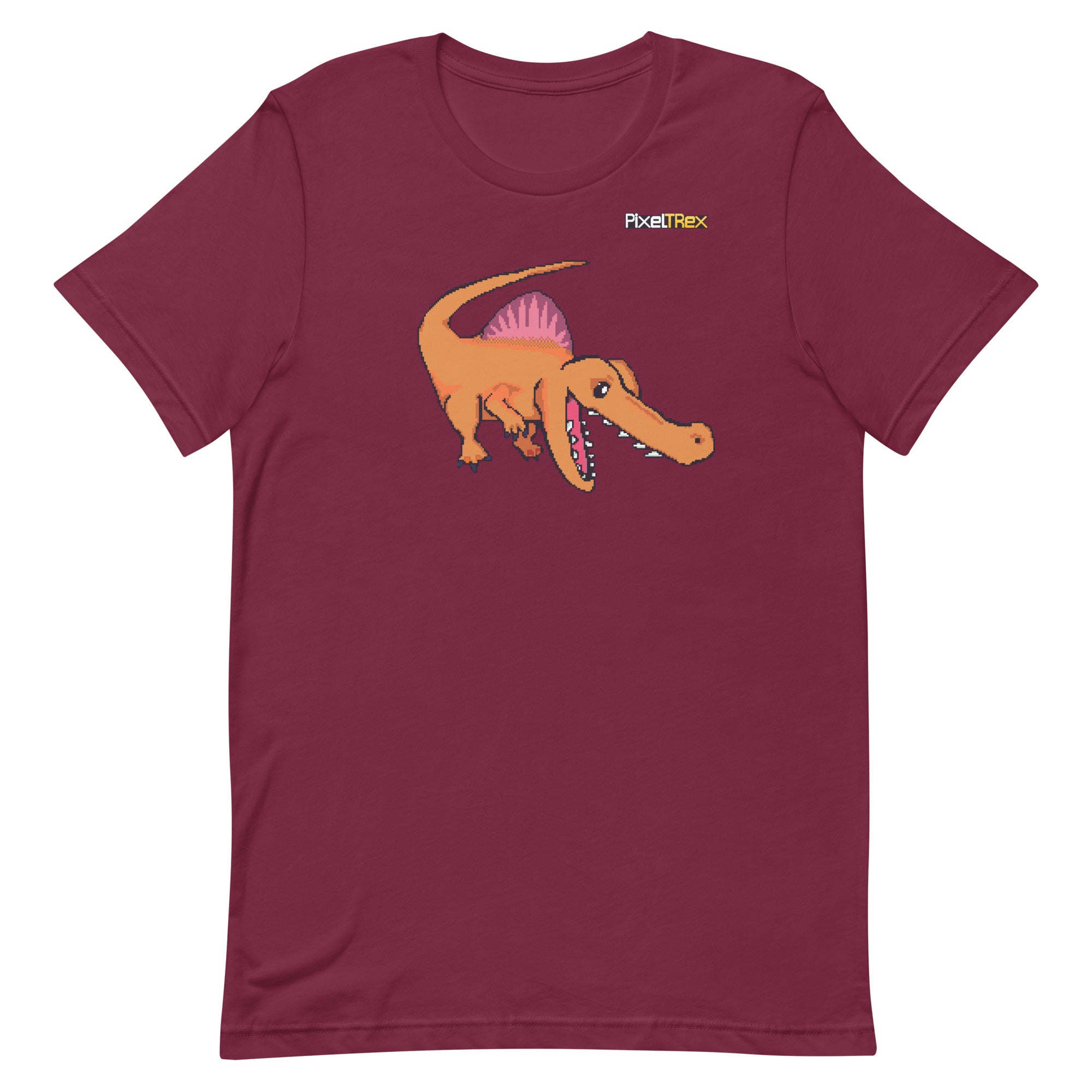 PixelTRex™ – Spino the Spinosaurus Pixel Dinosaur T-Shirt