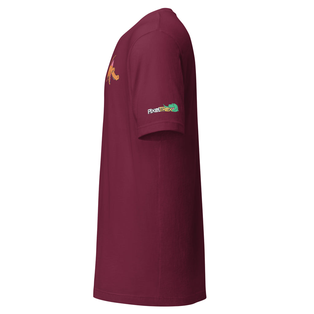 PixelTRex™ – Spino the Spinosaurus Pixel Dinosaur Pocket Tee