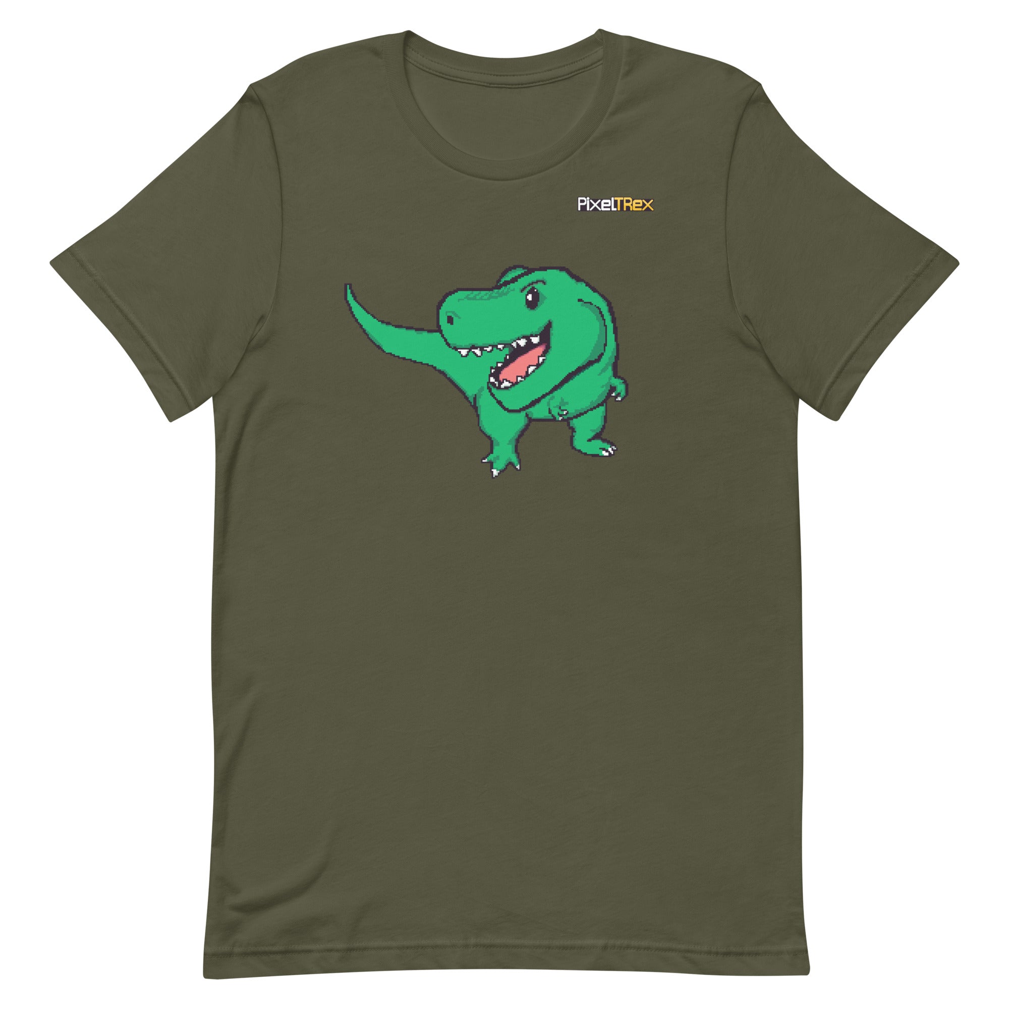 PixelTRex™ – Trex the T-Rex Pixel Dinosaur T-Shirt