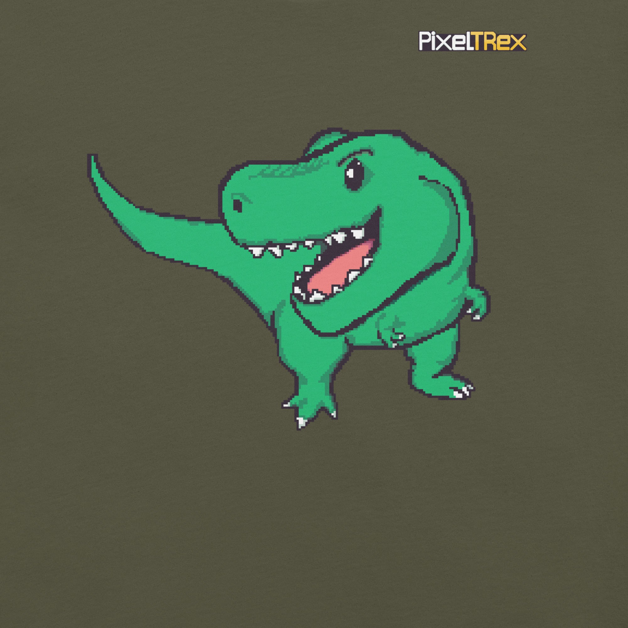PixelTRex™ – Trex the T-Rex Pixel Dinosaur T-Shirt
