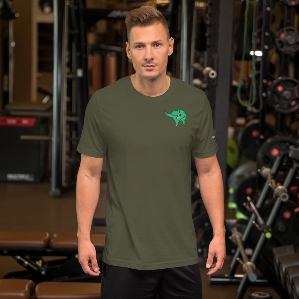 PixelTRex™ – Trex the T-Rex Pixel Dinosaur Pocket Tee
