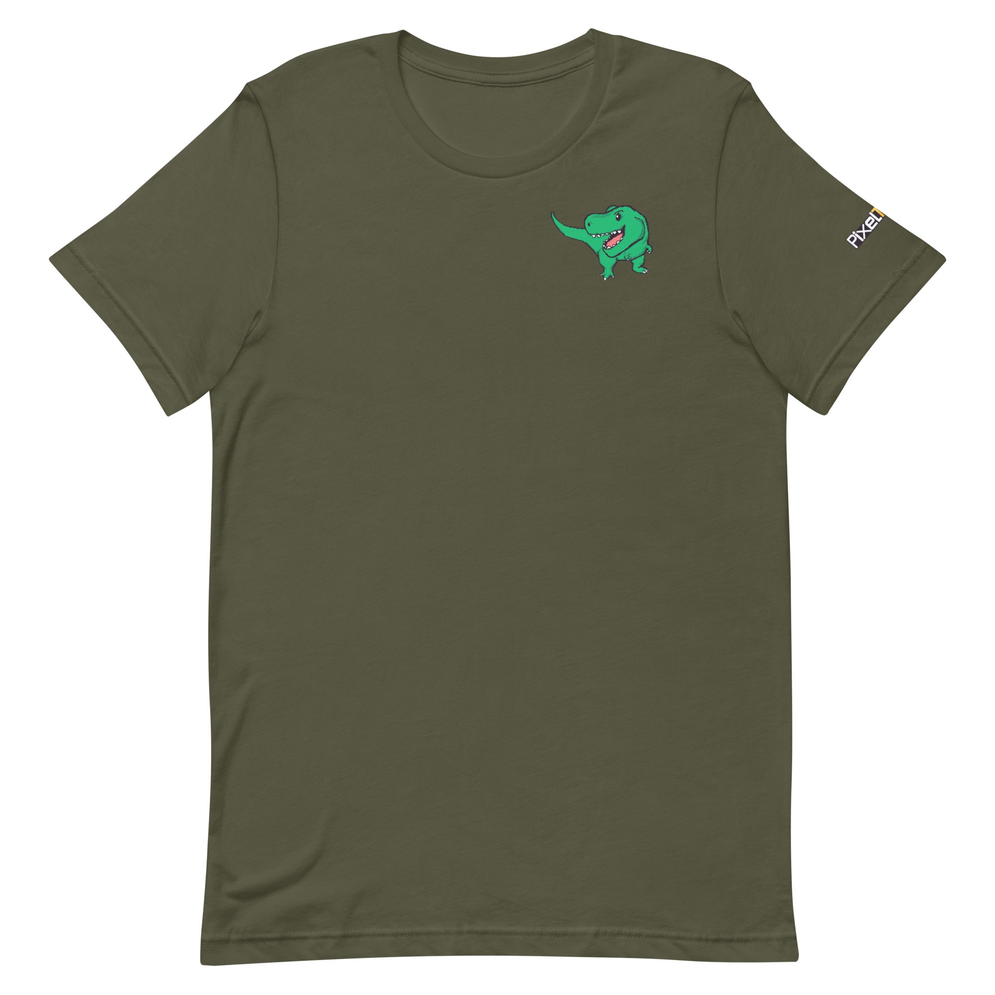 PixelTRex™ – Trex the T-Rex Pixel Dinosaur Pocket Tee