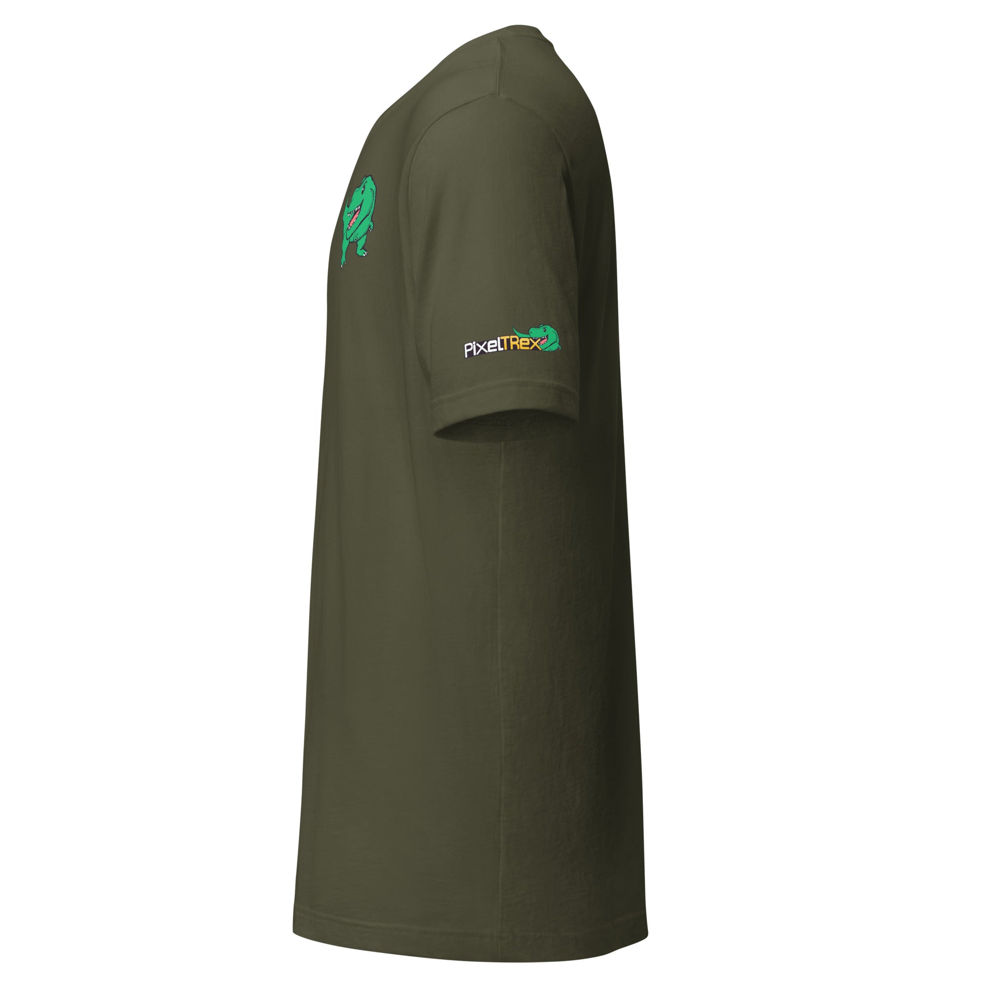 PixelTRex™ – Trex the T-Rex Pixel Dinosaur Pocket Tee