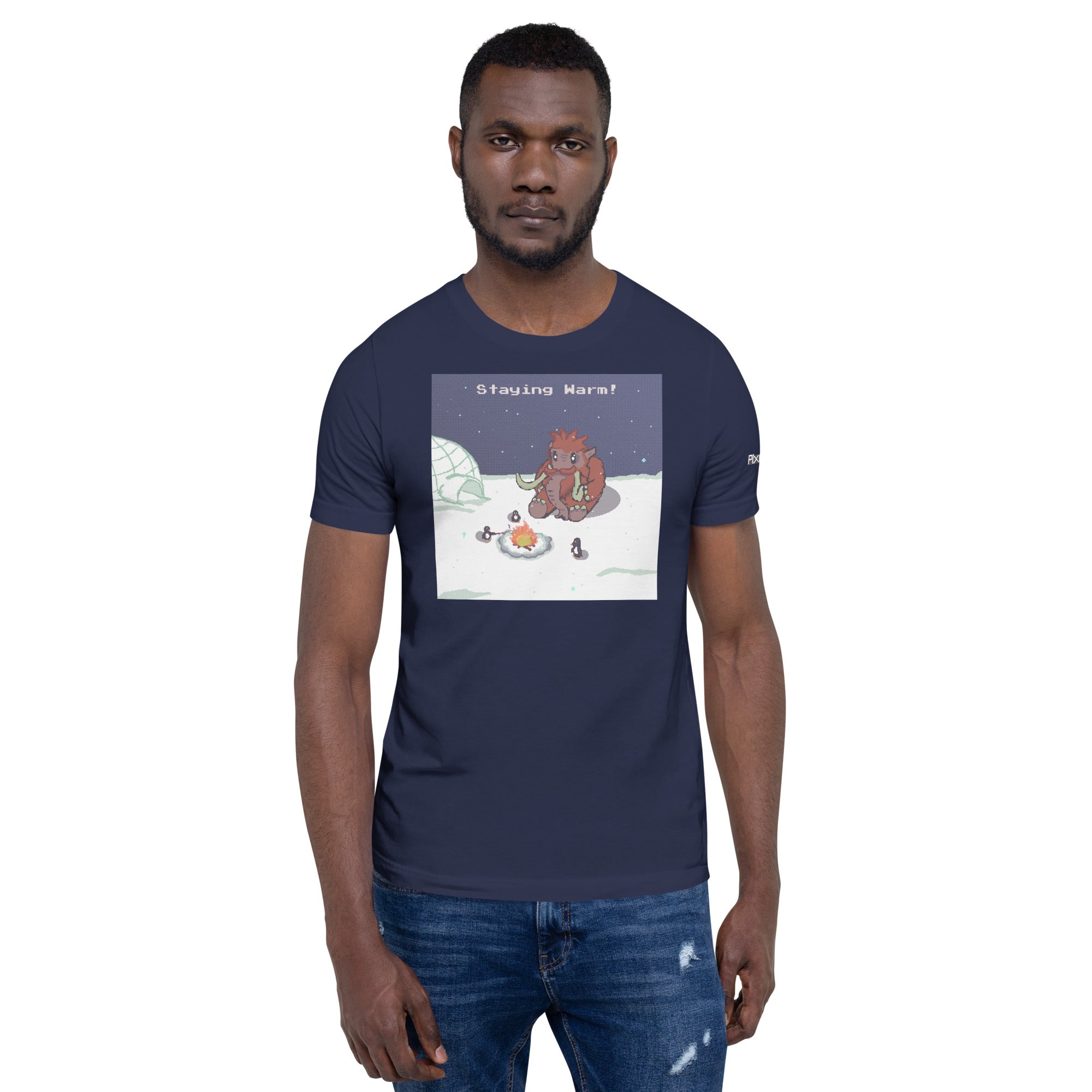 PixelTRex™ – Mammo “Staying Warm!” T-Shirt