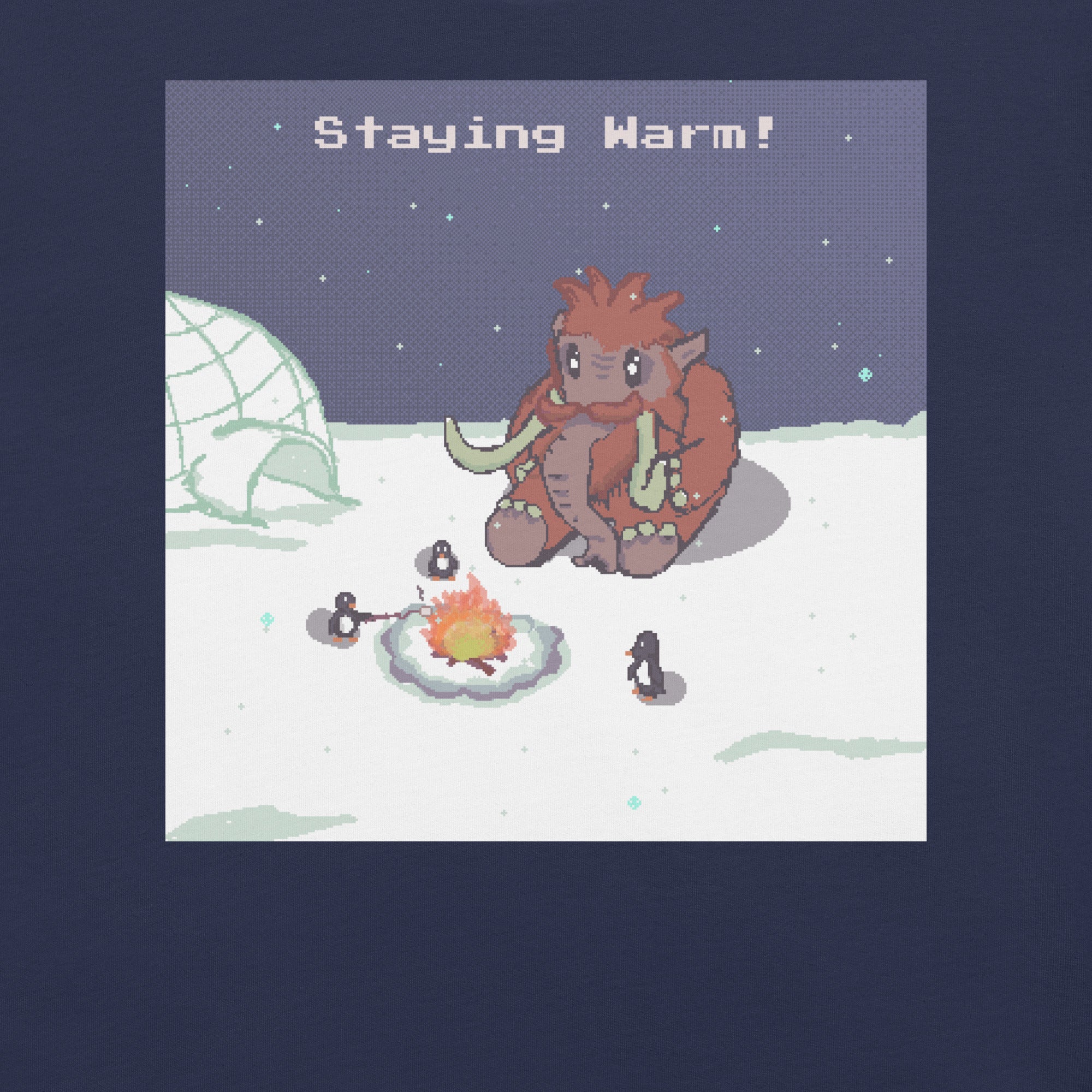 PixelTRex™ – Mammo “Staying Warm!” T-Shirt