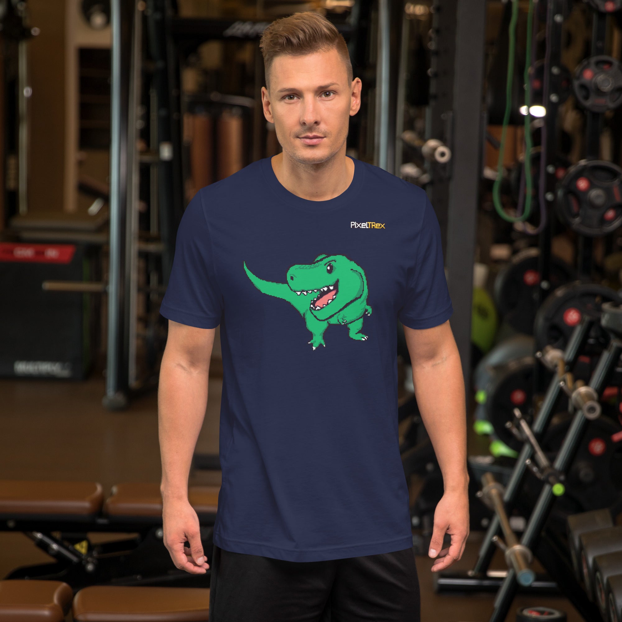 PixelTRex™ – Trex the T-Rex Pixel Dinosaur T-Shirt