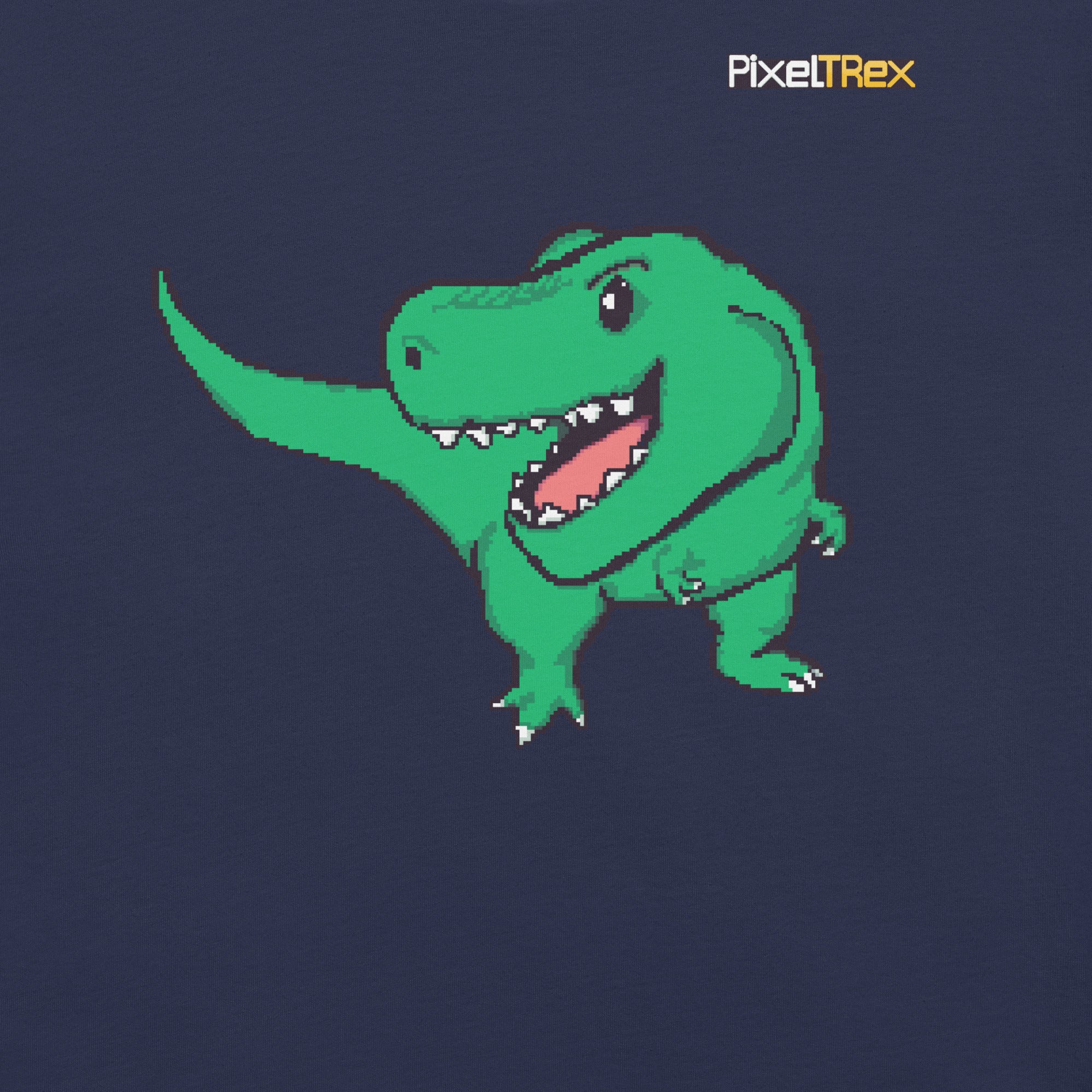 PixelTRex™ – Trex the T-Rex Pixel Dinosaur T-Shirt