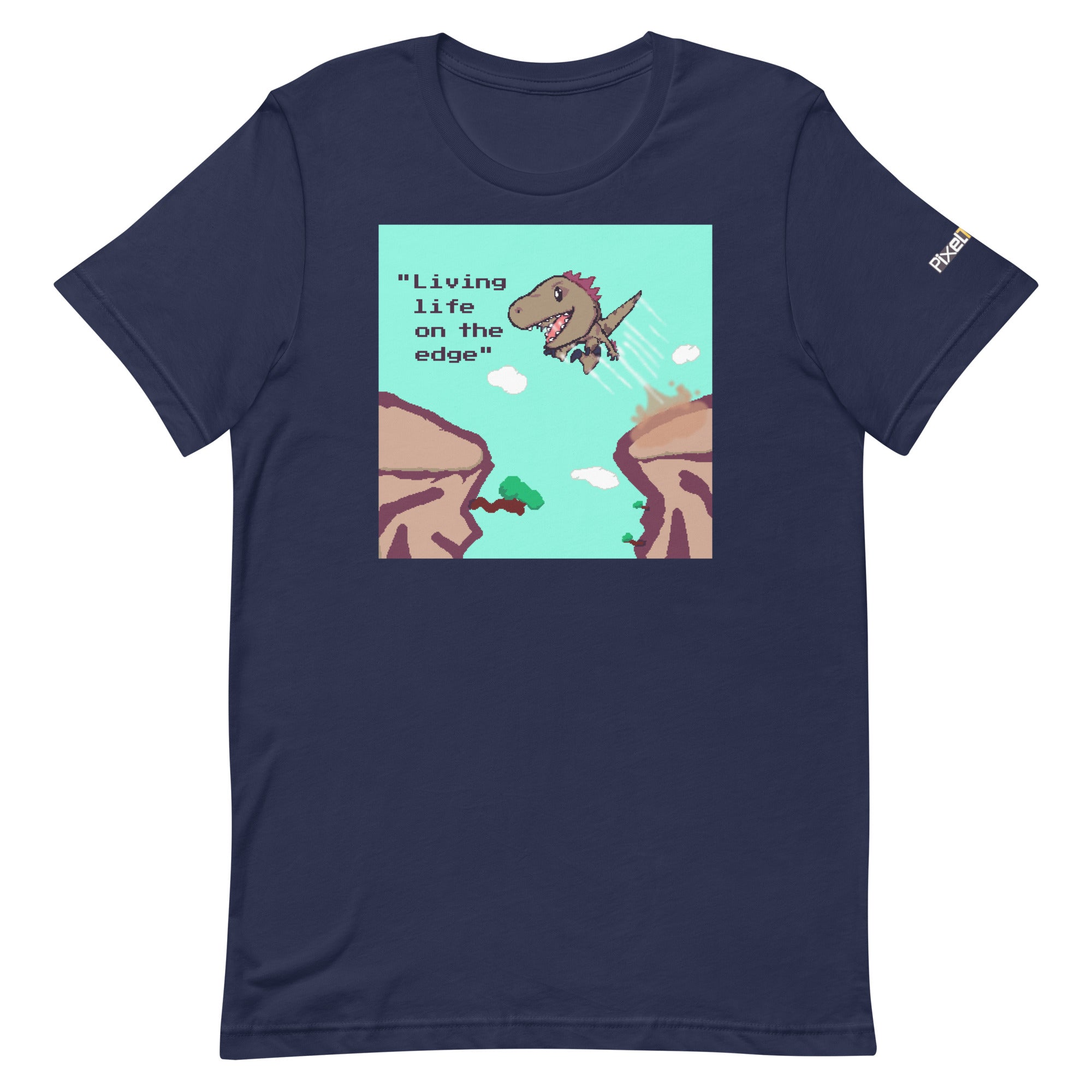 PixelTRex™ – Rap “Living Life on the Edge” T-Shirt