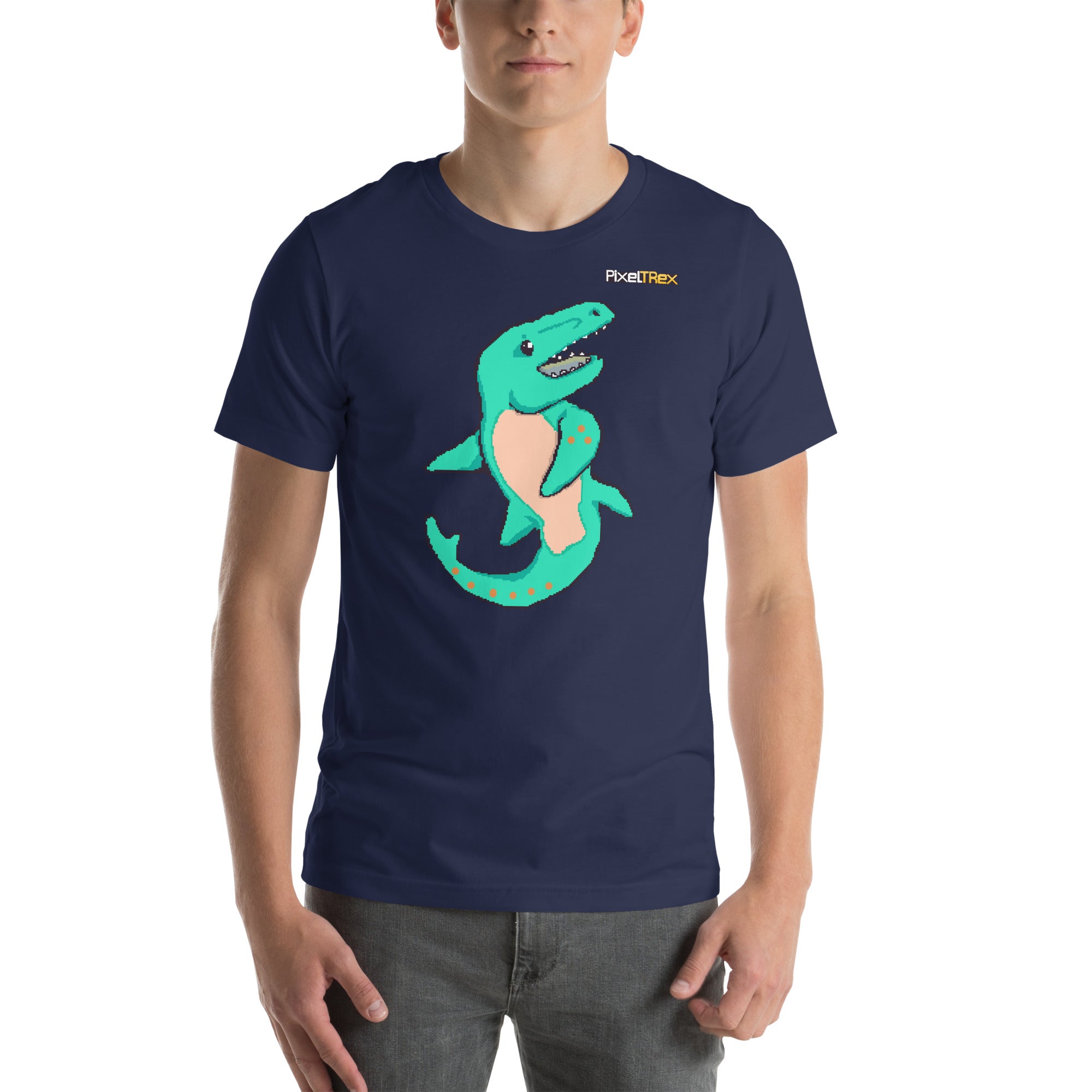 PixelTRex™ – Mosa the Mosasaurus Pixel Creature T-Shirt
