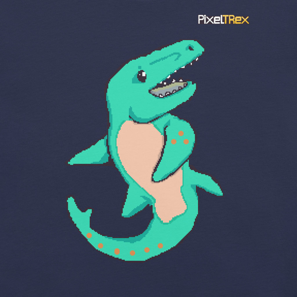 PixelTRex™ – Mosa the Mosasaurus Pixel Creature T-Shirt