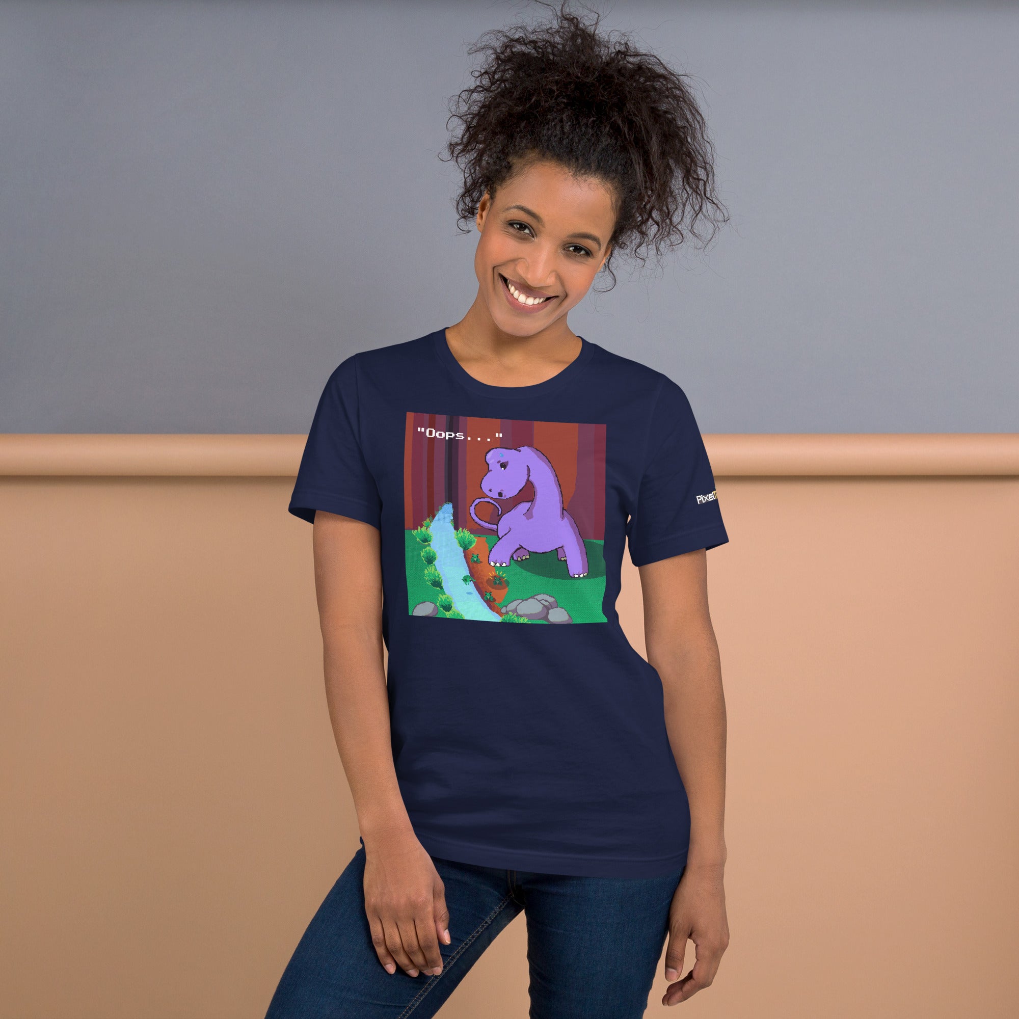 PixelTRex™ – Bracey “Oops” T-Shirt
