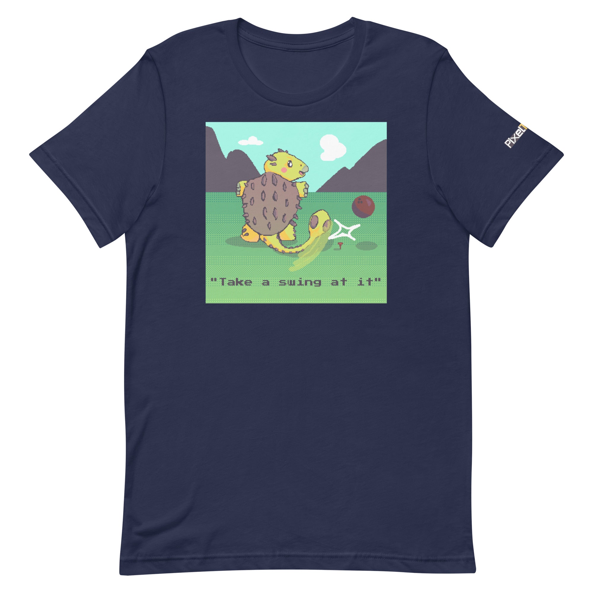PixelTRex™ – Anky “Take a swing at it” T-Shirt