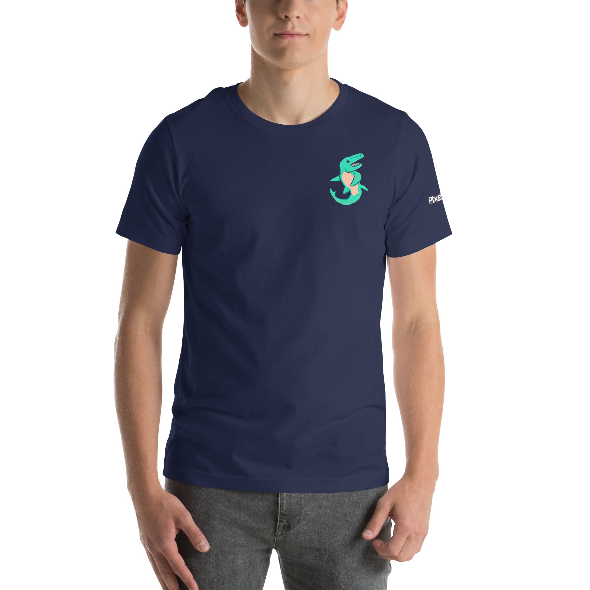PixelTRex™ – Mosa the Mosasaurus Pixel Creature Pocket Tee