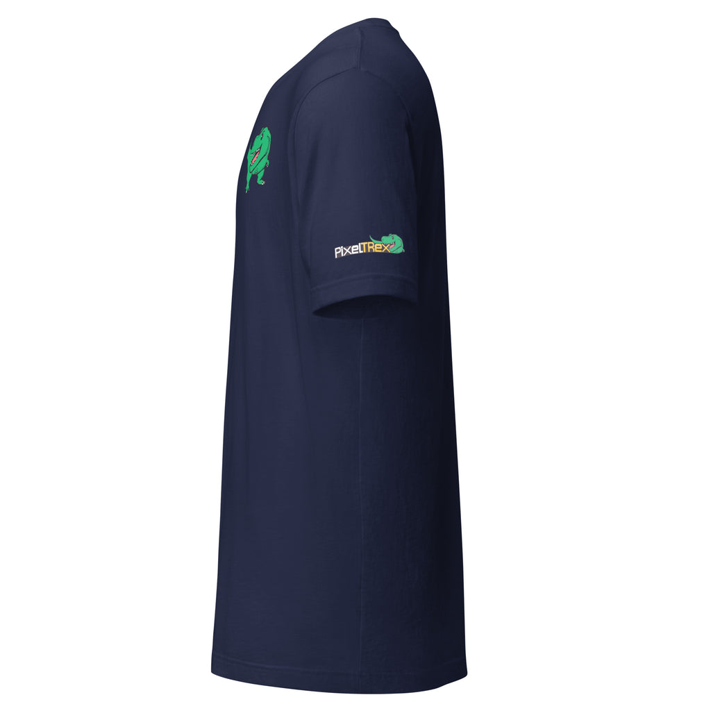 PixelTRex™ – Trex the T-Rex Pixel Dinosaur Pocket Tee