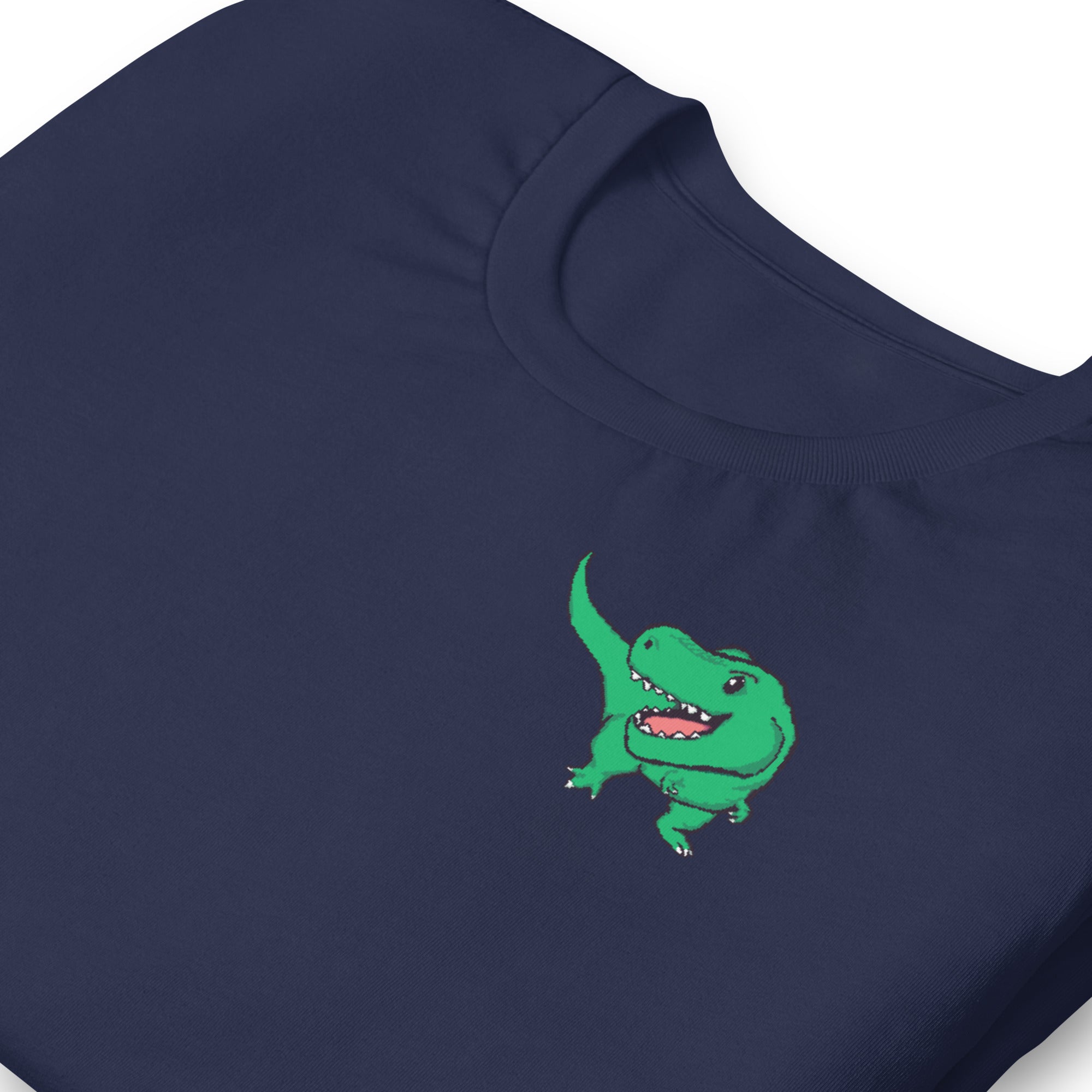 PixelTRex™ – Trex the T-Rex Pixel Dinosaur Pocket Tee