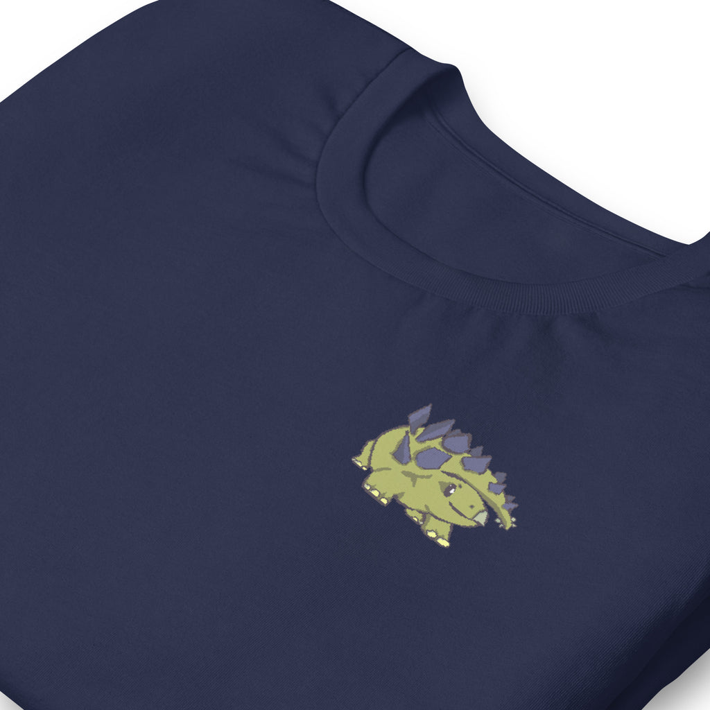 PixelTRex™ – Stego the Stegosaurus Pixel Dinosaur Pocket Tee