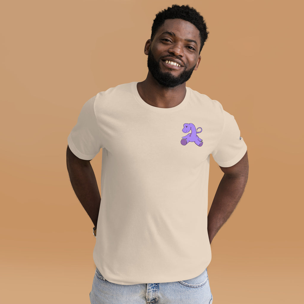 PixelTRex™ – Bracey the Brachiosaurus Pixel Dinosaur Pocket Tee
