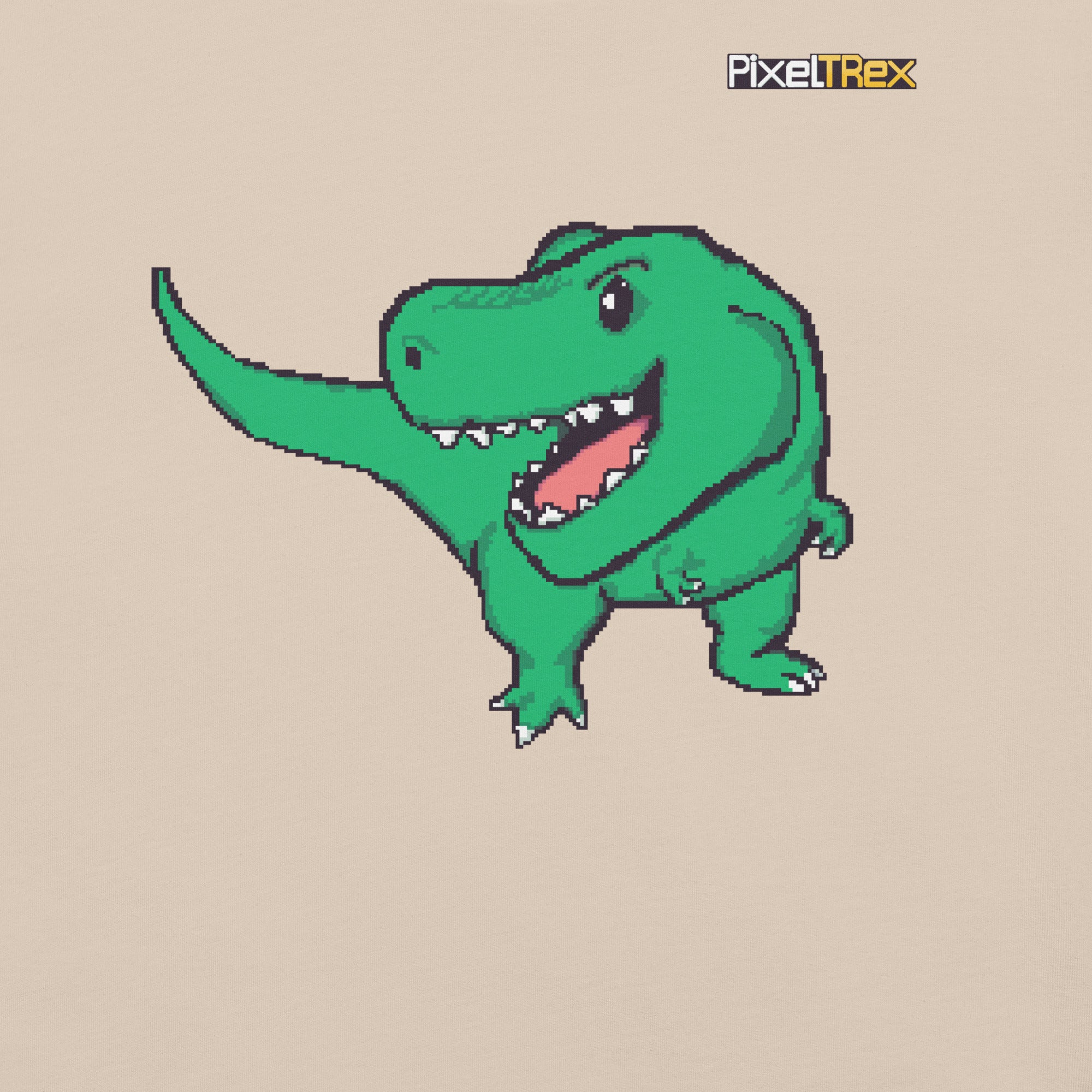 PixelTRex™ – Trex the T-Rex Pixel Dinosaur T-Shirt