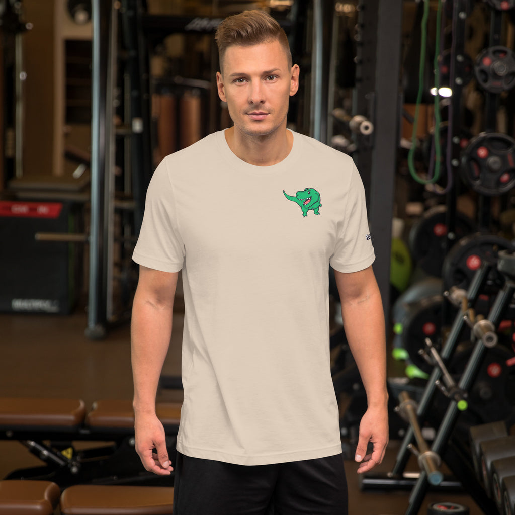 PixelTRex™ – Trex the T-Rex Pixel Dinosaur Pocket Tee