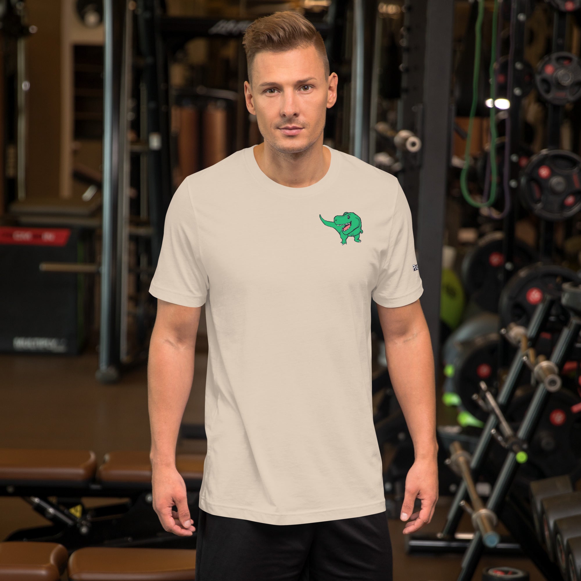 PixelTRex™ – Trex the T-Rex Pixel Dinosaur Pocket Tee