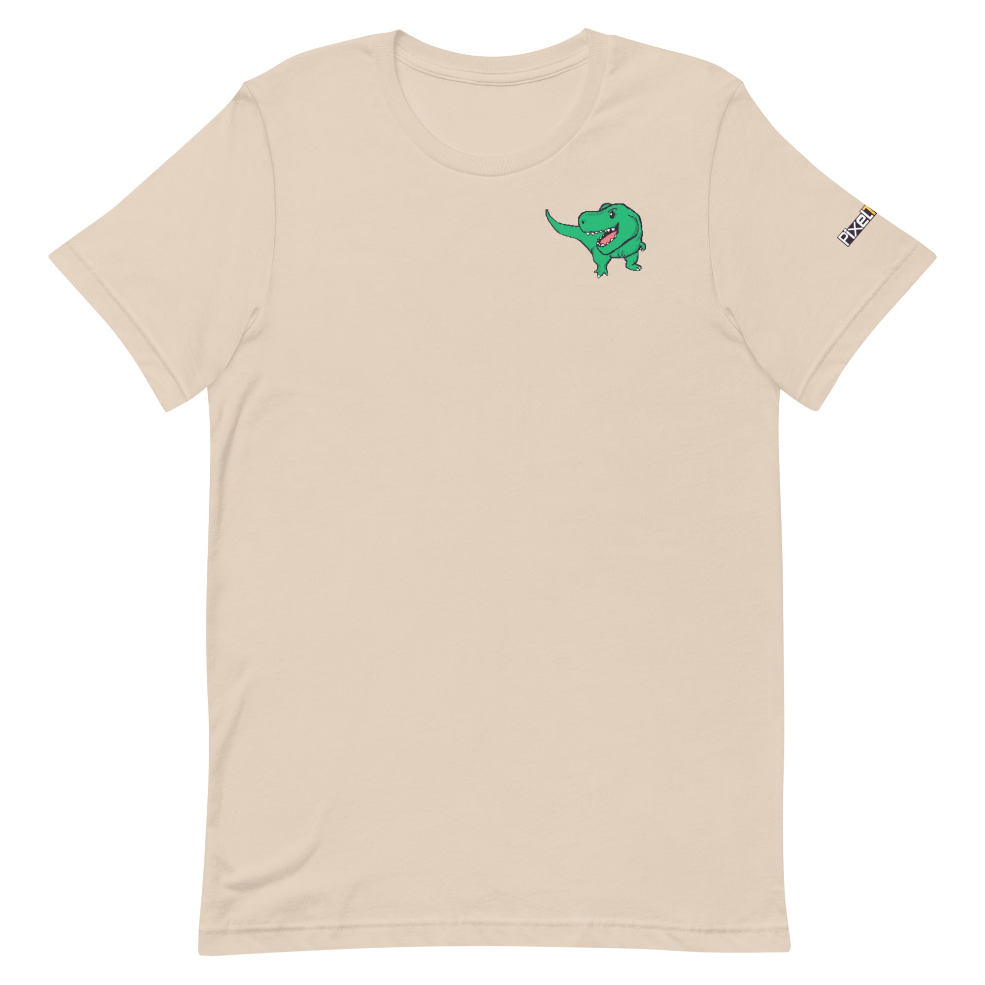 PixelTRex™ – Trex the T-Rex Pixel Dinosaur Pocket Tee