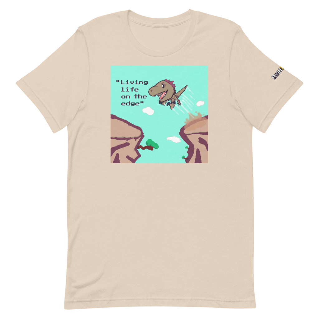 PixelTRex™ – Rap “Living Life on the Edge” T-Shirt