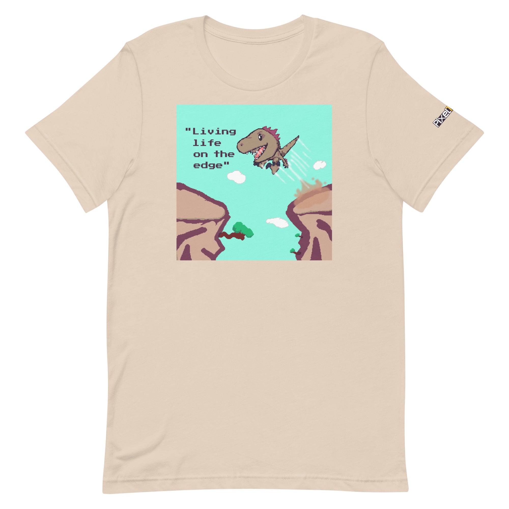 PixelTRex™ – Rap “Living Life on the Edge” T-Shirt