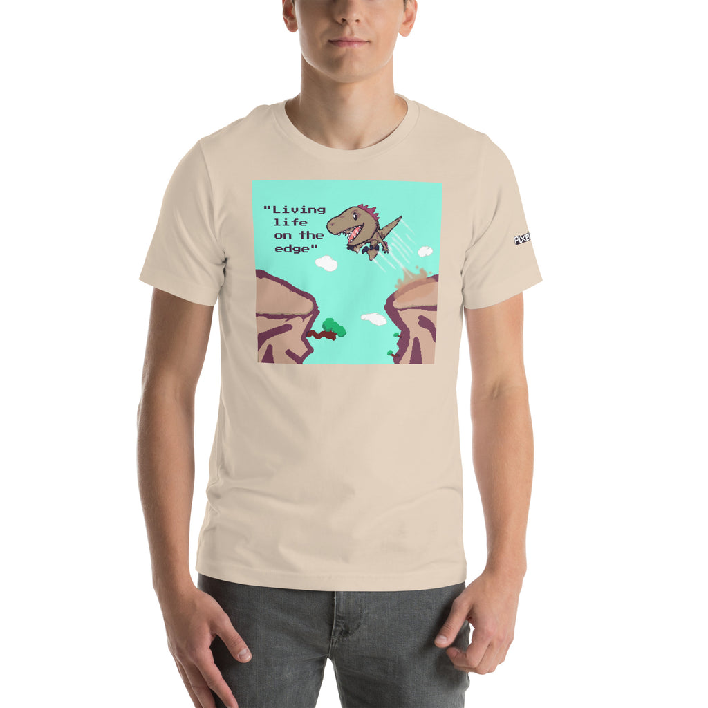PixelTRex™ – Rap “Living Life on the Edge” T-Shirt