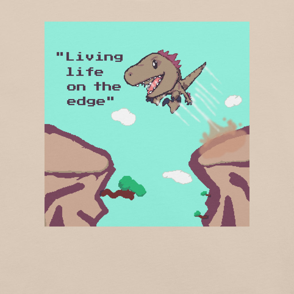 PixelTRex™ – Rap “Living Life on the Edge” T-Shirt