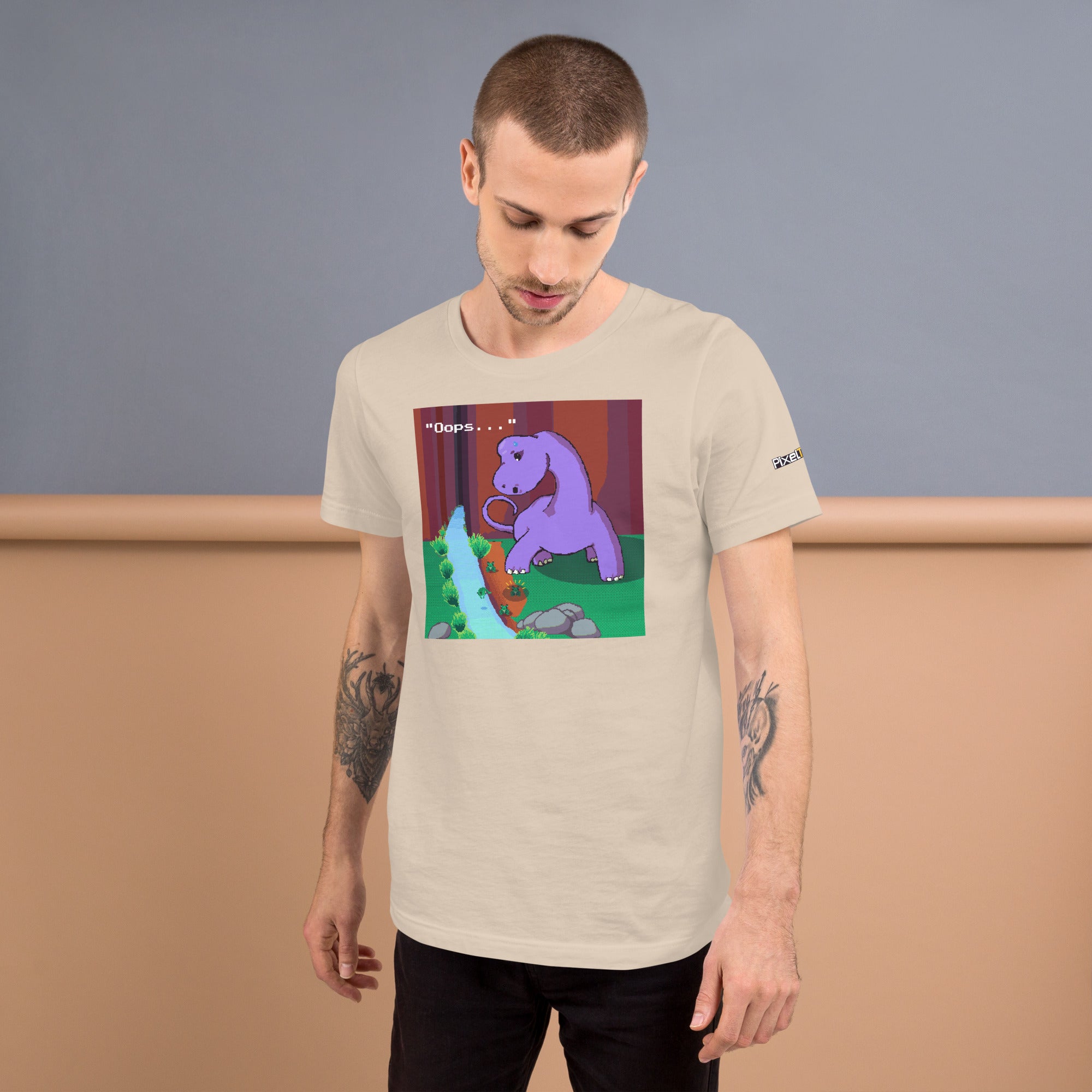 PixelTRex™ – Bracey “Oops” T-Shirt