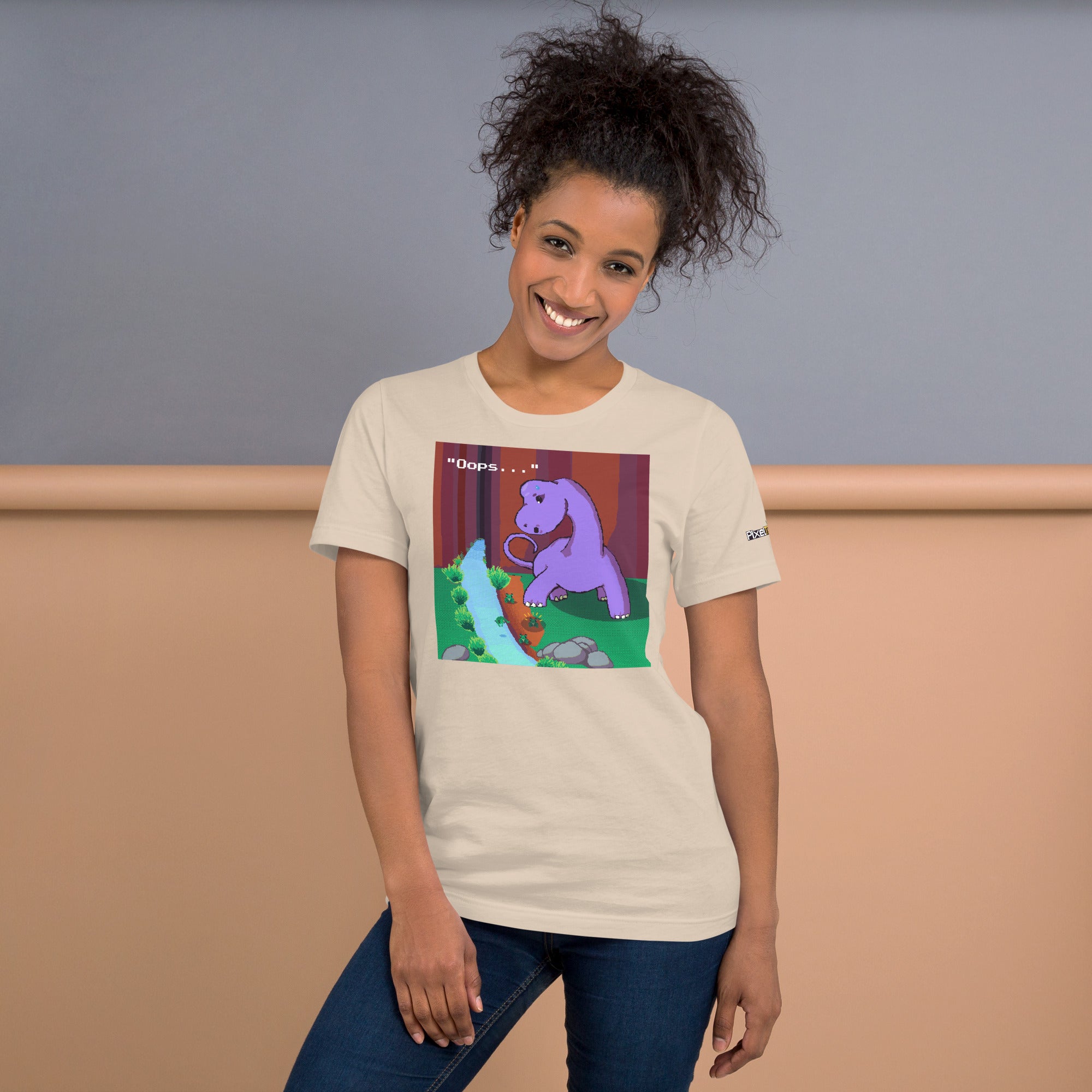 PixelTRex™ – Bracey “Oops” T-Shirt
