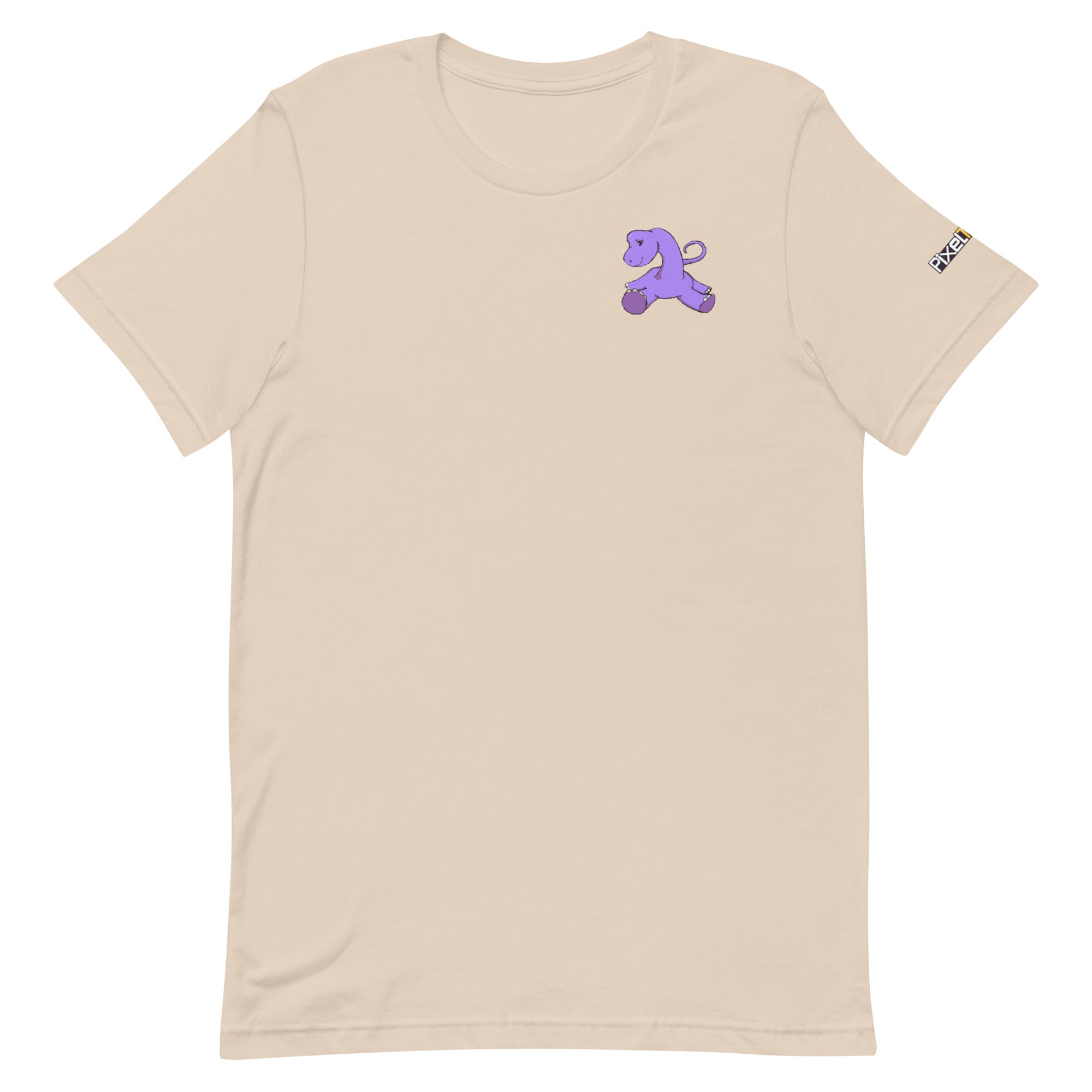 PixelTRex™ – Bracey the Brachiosaurus Pixel Dinosaur Pocket Tee