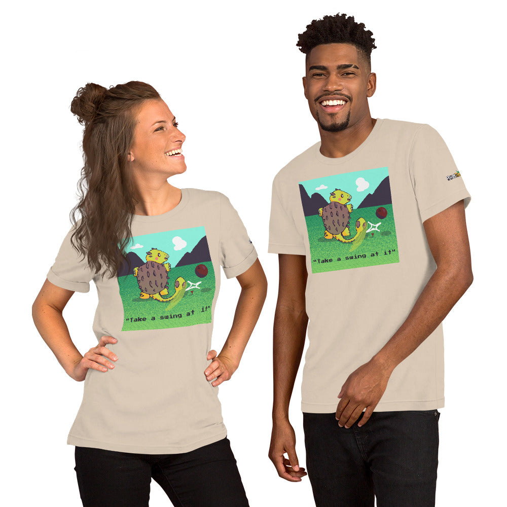 PixelTRex™ – Anky “Take a swing at it” T-Shirt