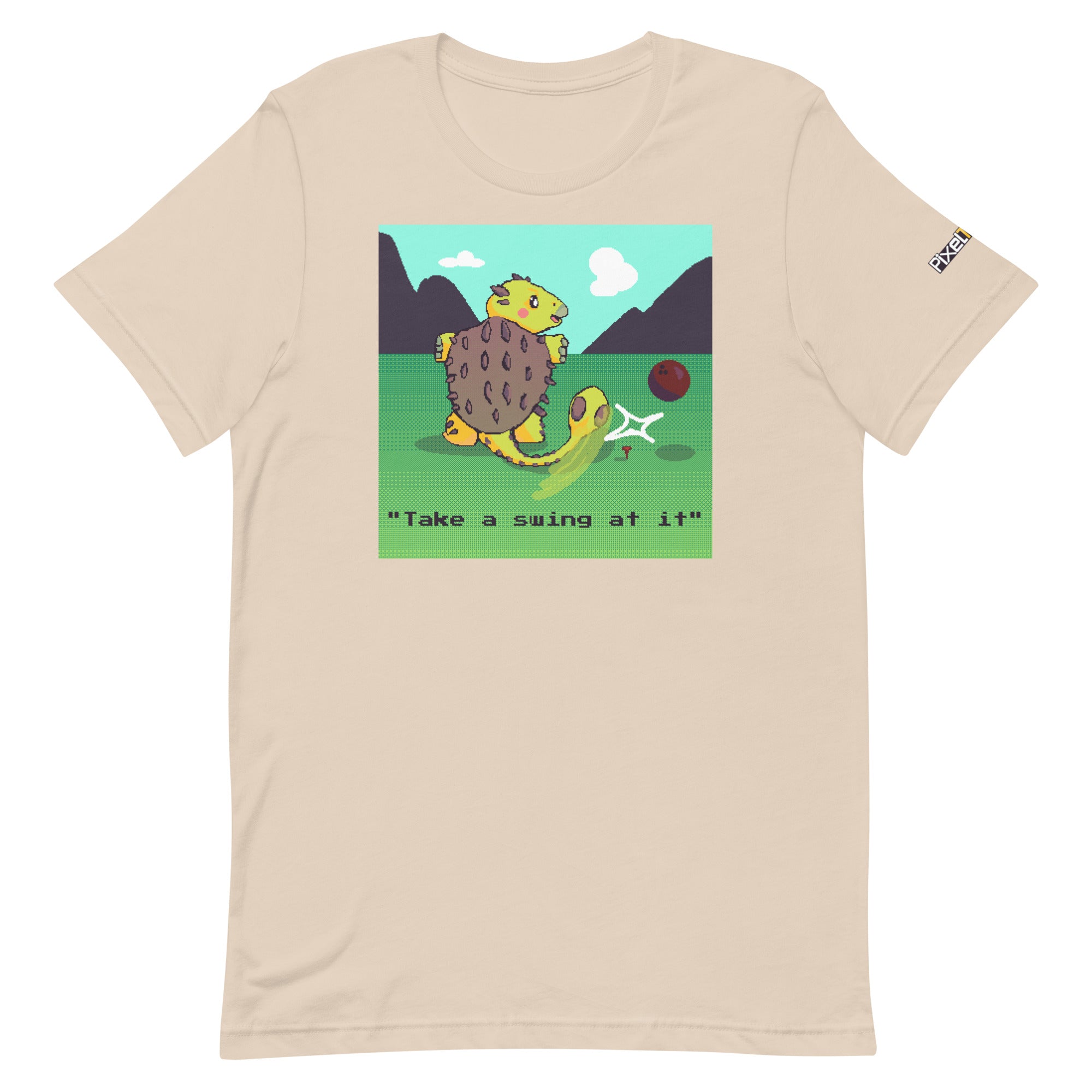 PixelTRex™ – Anky “Take a swing at it” T-Shirt
