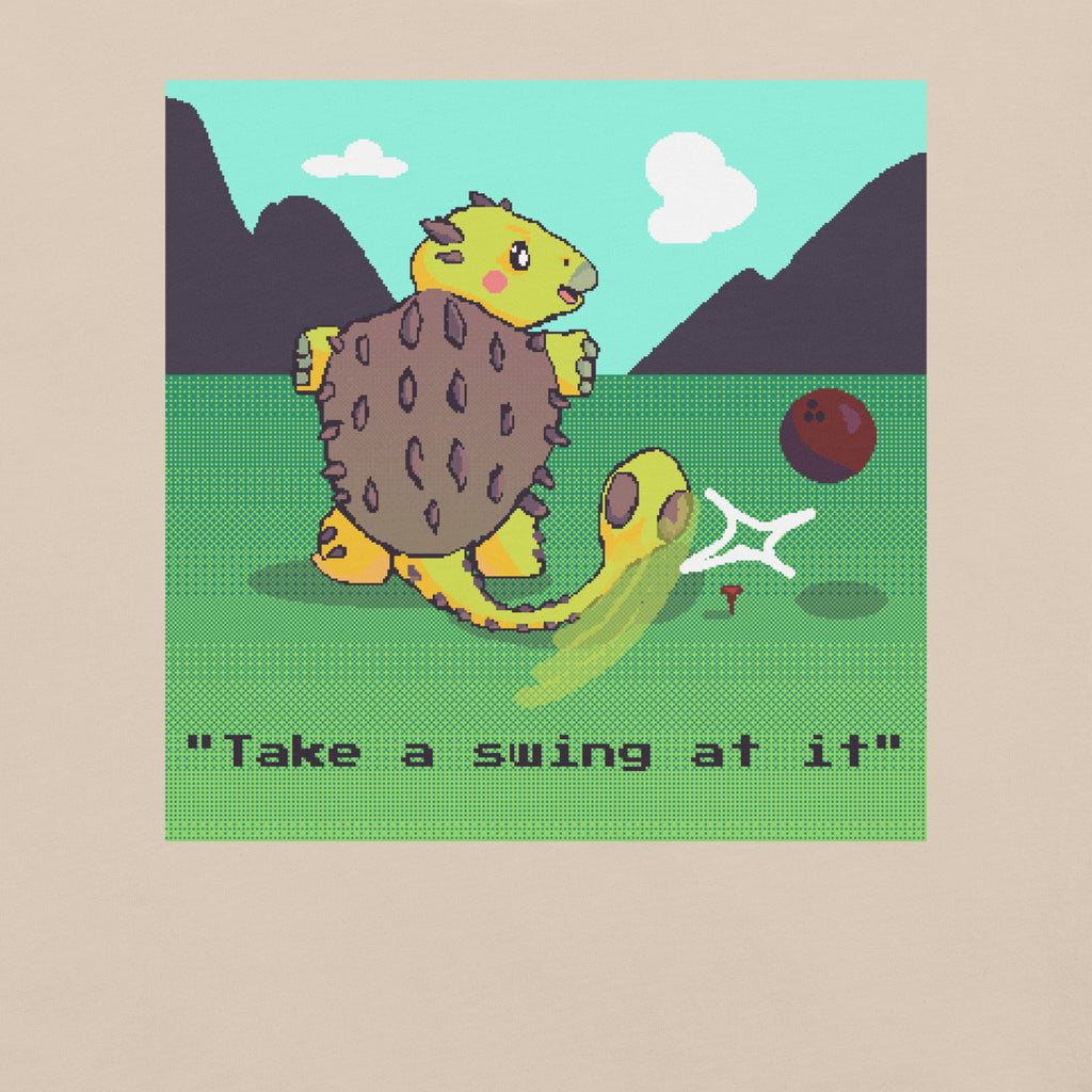 PixelTRex™ – Anky “Take a swing at it” T-Shirt