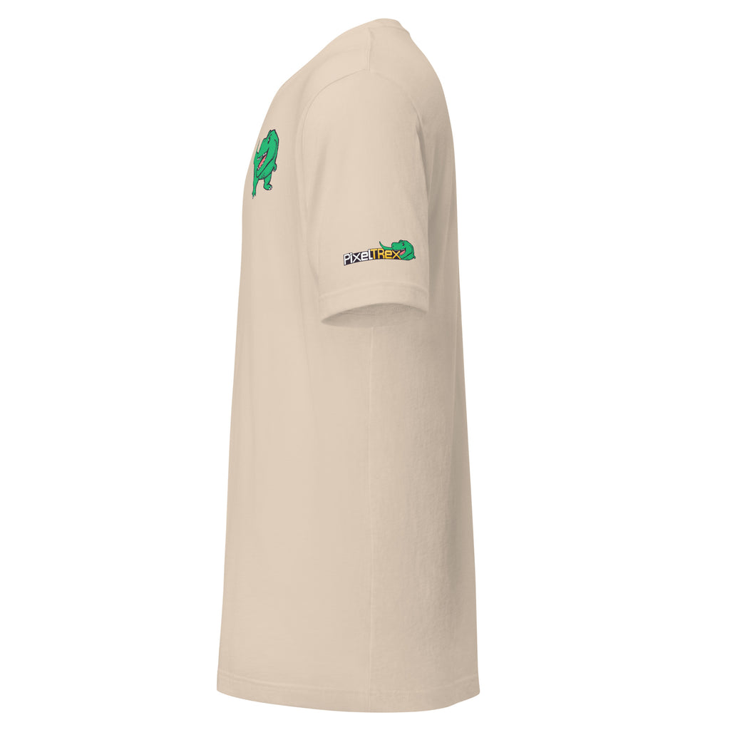 PixelTRex™ – Trex the T-Rex Pixel Dinosaur Pocket Tee
