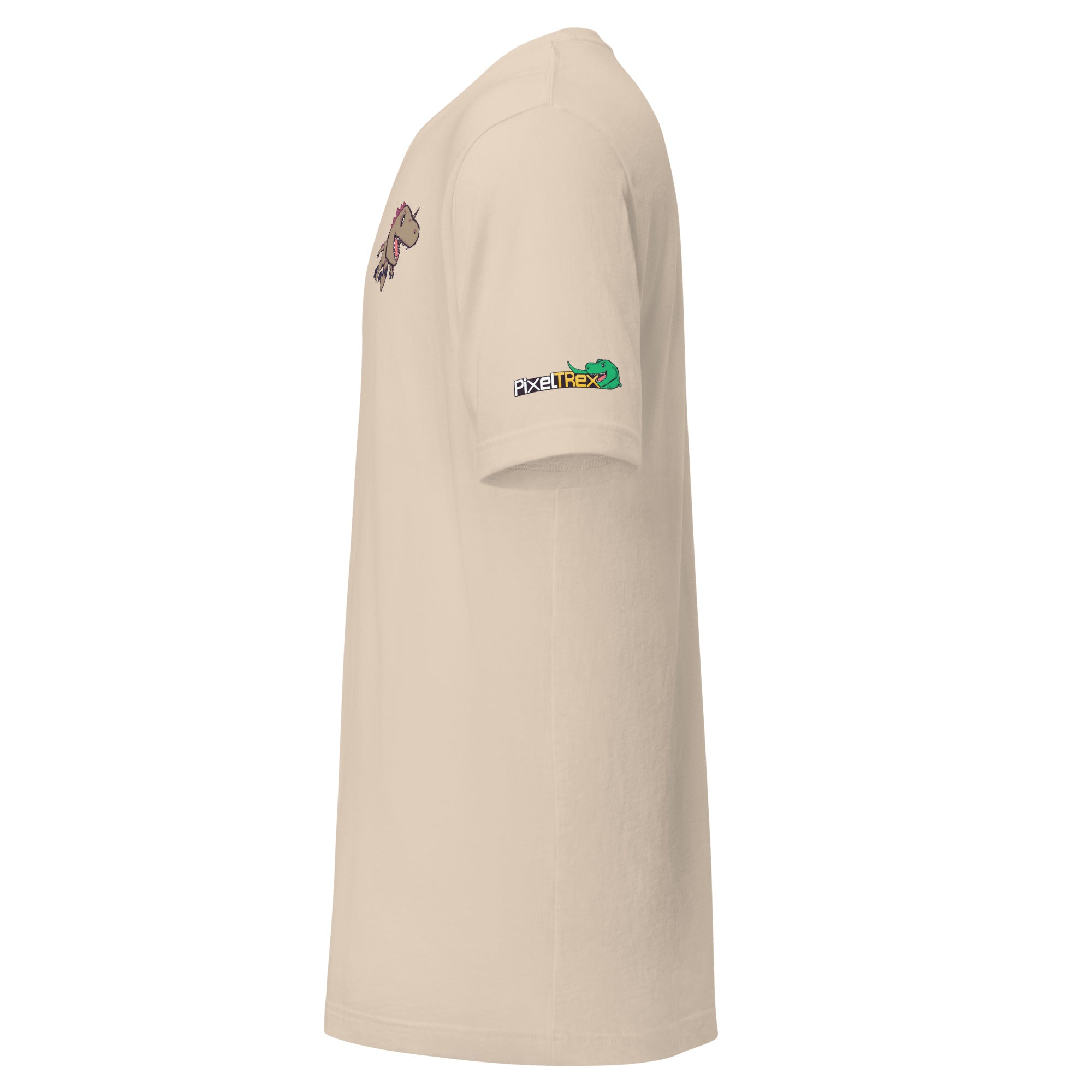 PixelTRex™ – Rap the Raptor Pixel Dinosaur Pocket Tee