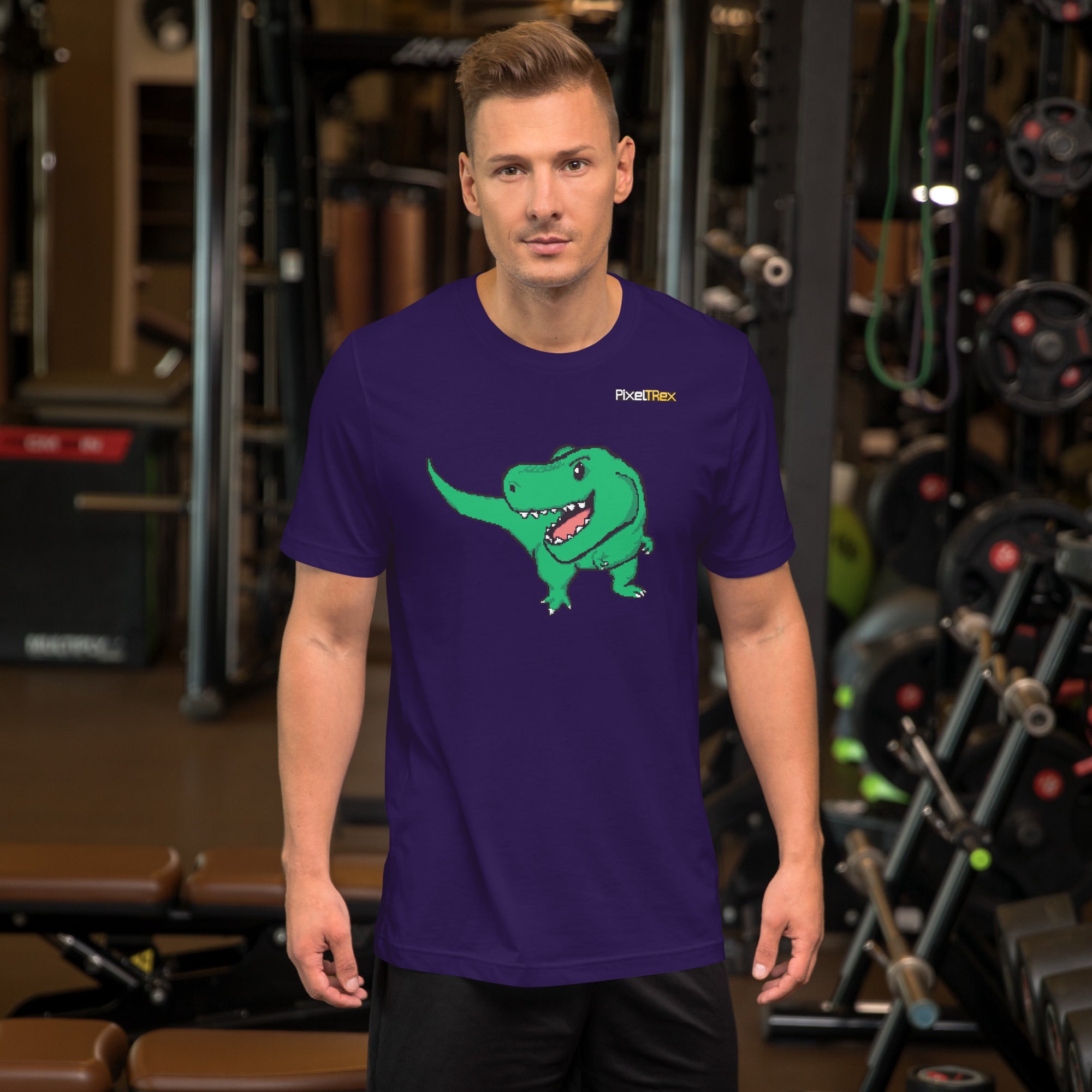 PixelTRex™ – Trex the T-Rex Pixel Dinosaur T-Shirt