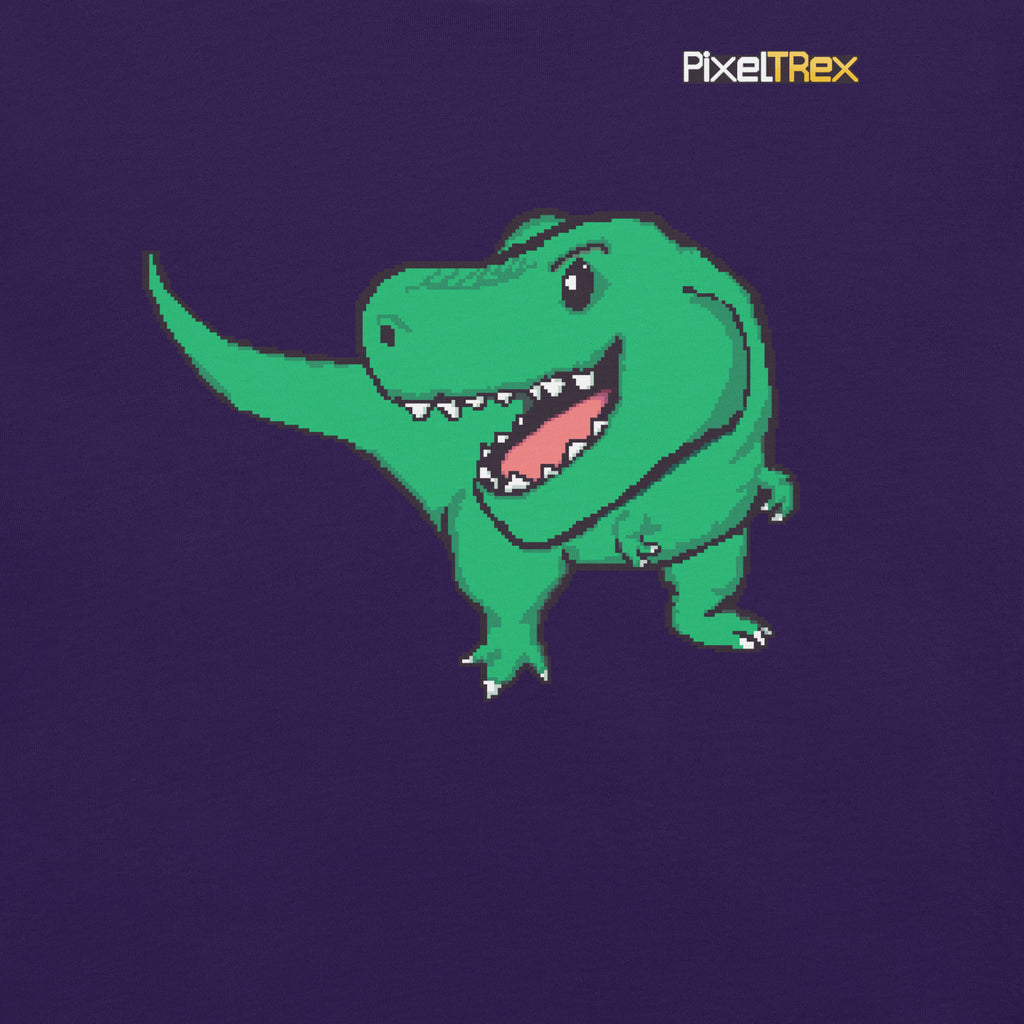 PixelTRex™ – Trex the T-Rex Pixel Dinosaur T-Shirt