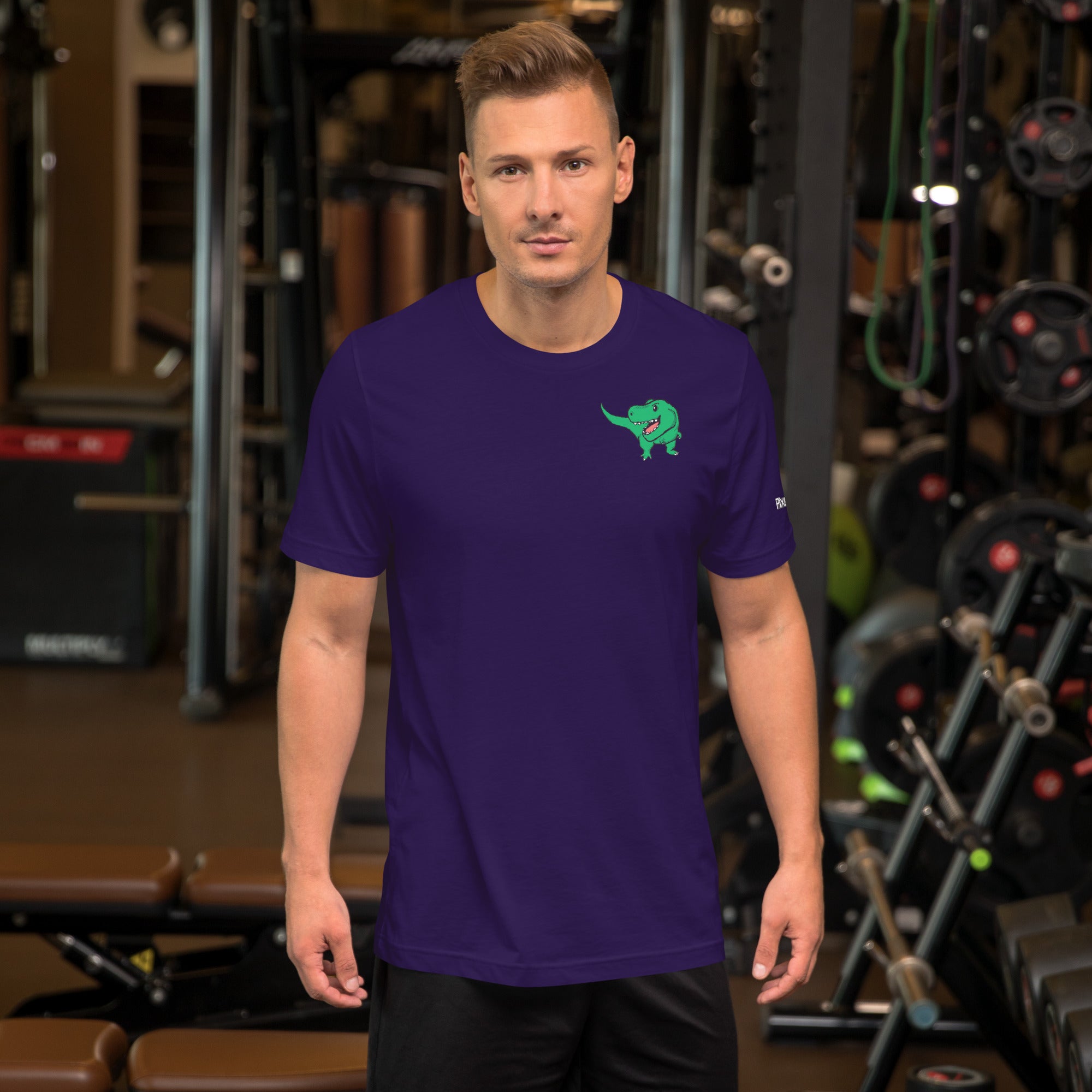 PixelTRex™ – Trex the T-Rex Pixel Dinosaur Pocket Tee