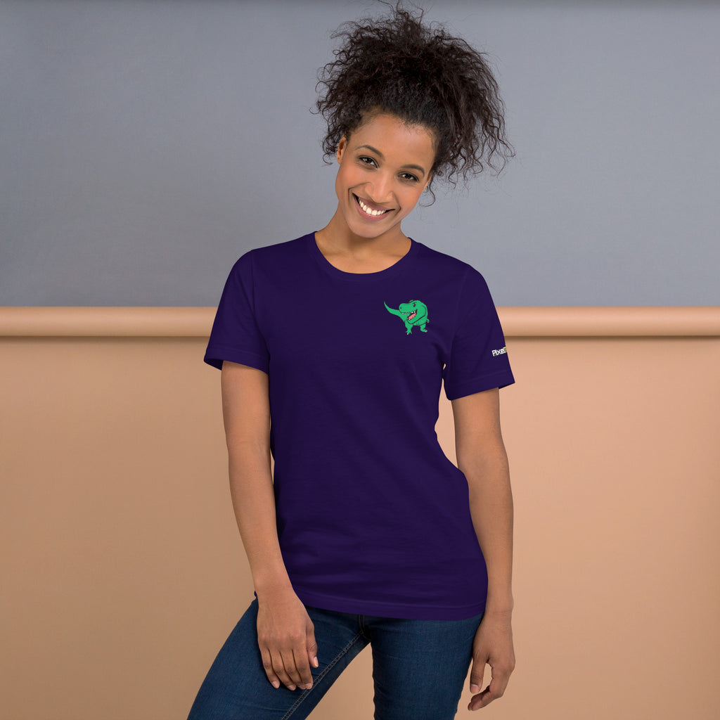 PixelTRex™ – Trex the T-Rex Pixel Dinosaur Pocket Tee