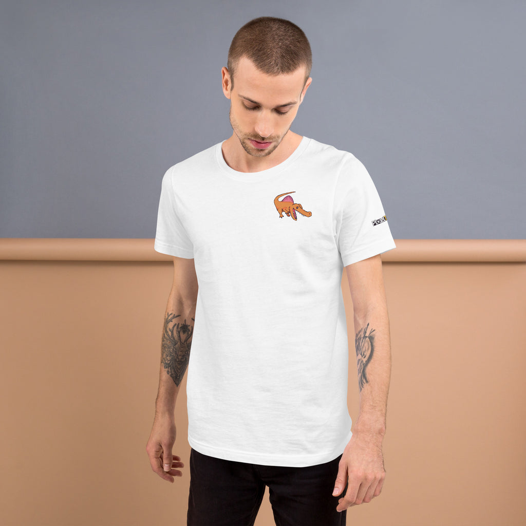 PixelTRex™ – Spino the Spinosaurus Pixel Dinosaur Pocket Tee