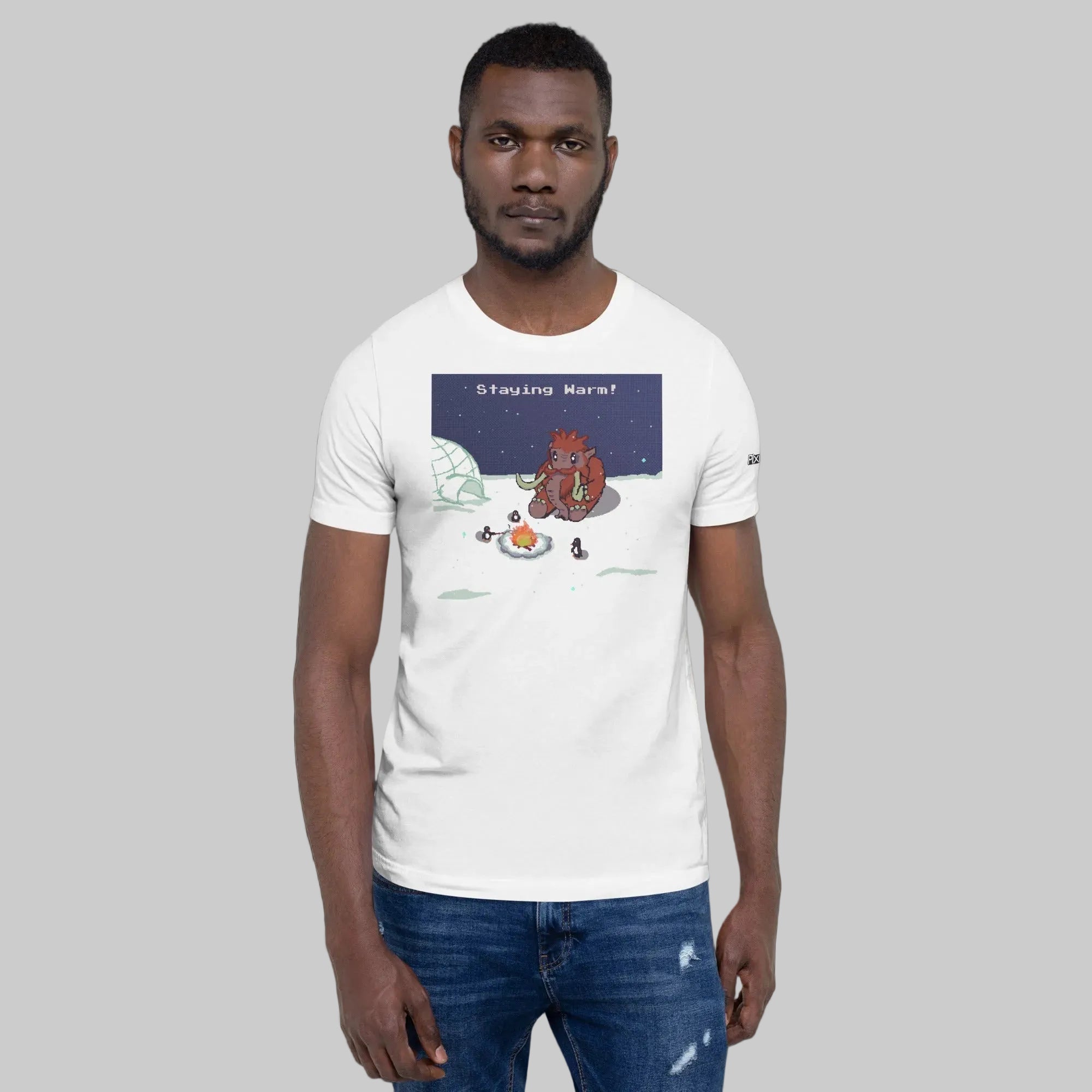 PixelTRex™ – Mammo “Staying Warm!” T-Shirt