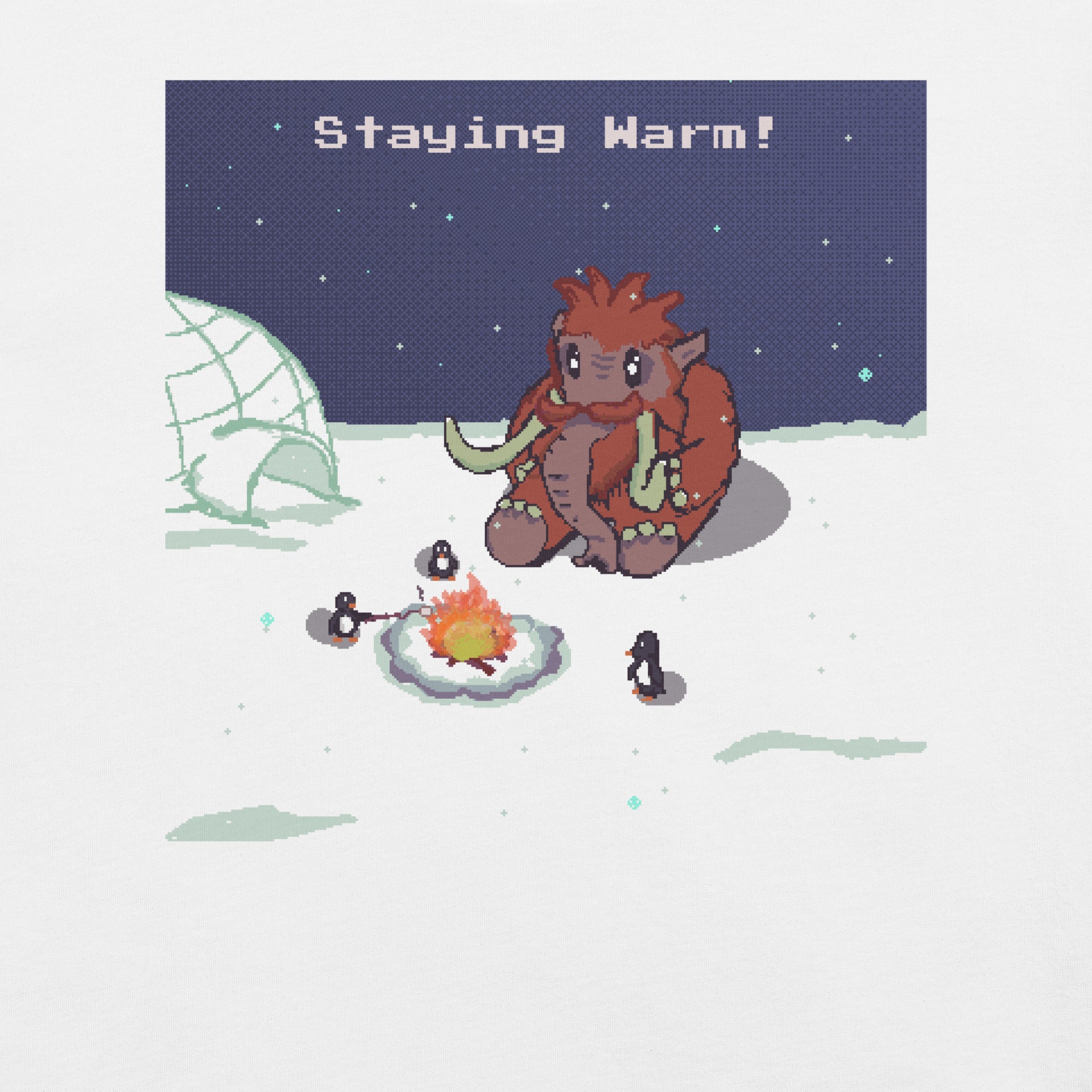 PixelTRex™ – Mammo “Staying Warm!” T-Shirt